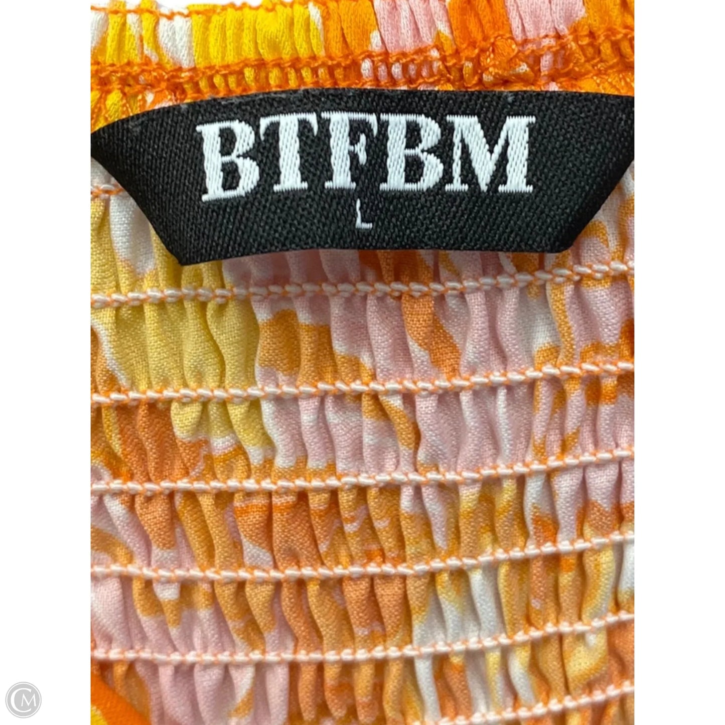 Dress Casual Maxi By Btfbm In Orange, Size: L