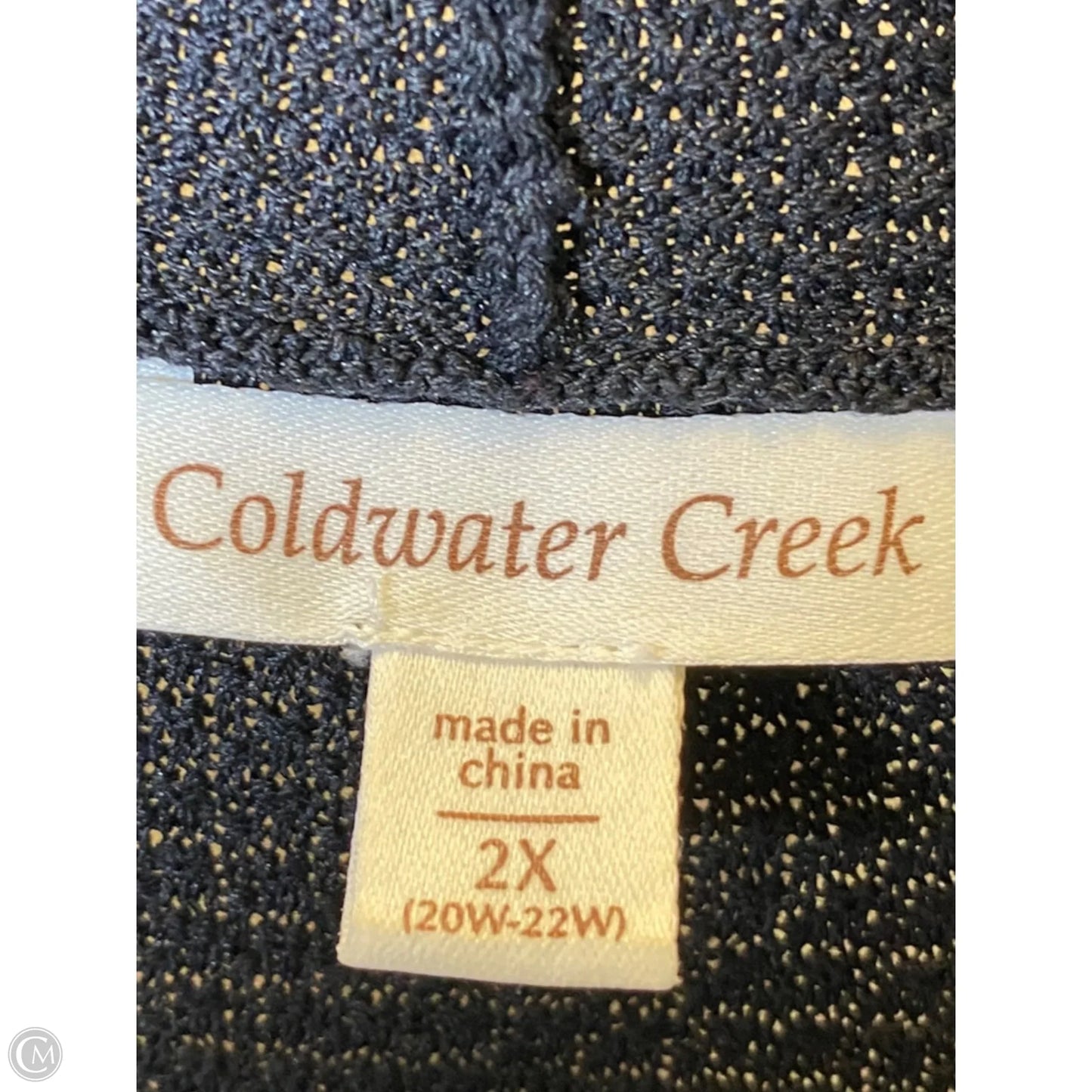 Cardigan By Coldwater Creek In Black, Size: 2x