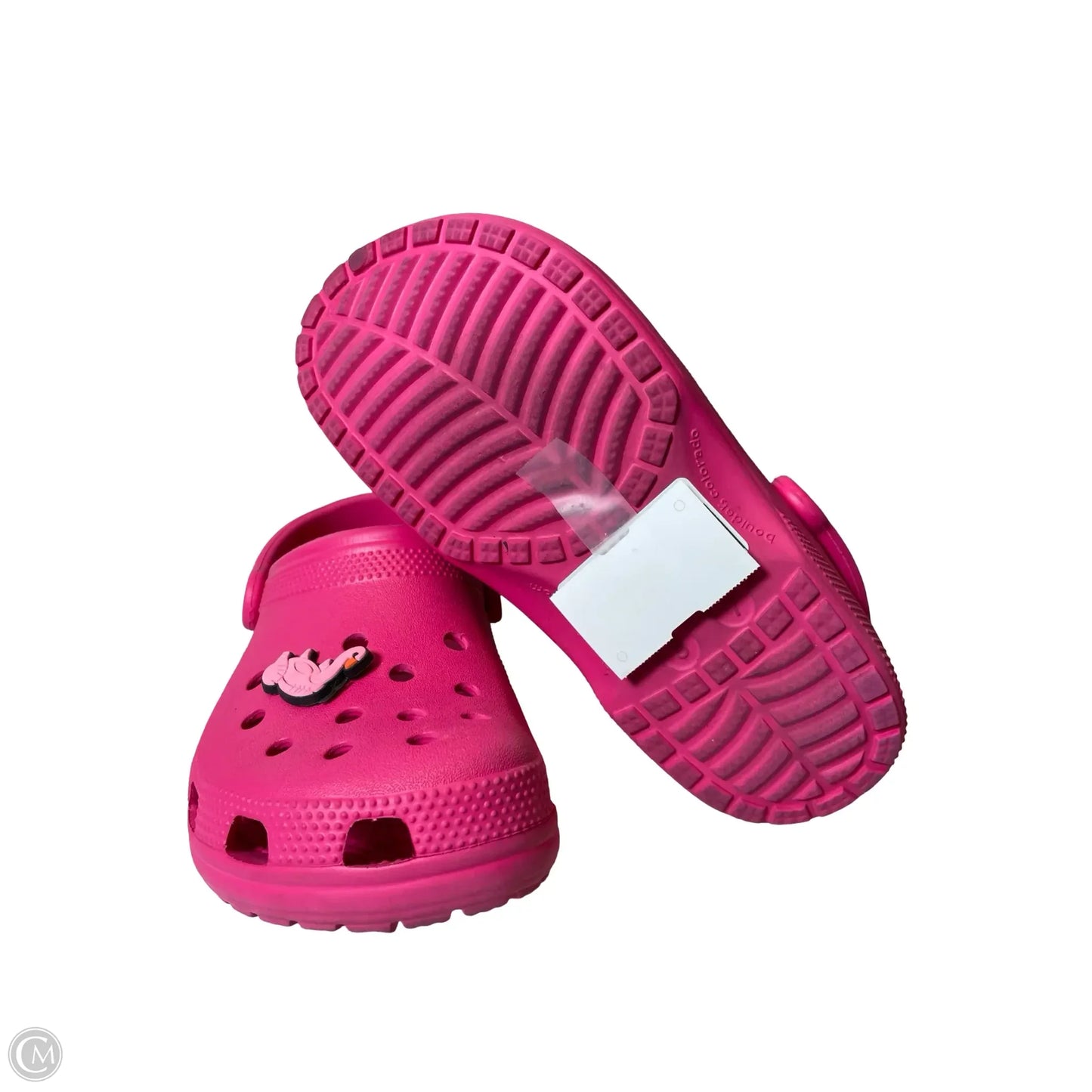 Shoes Flats By Crocs In Pink, Size: 7