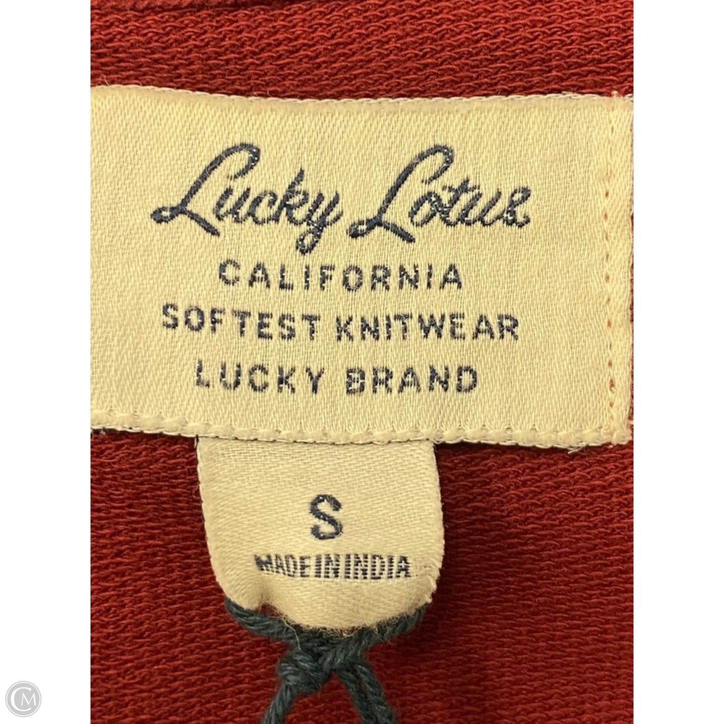 Cardigan By Lucky Lotus In Maroon, Size: S