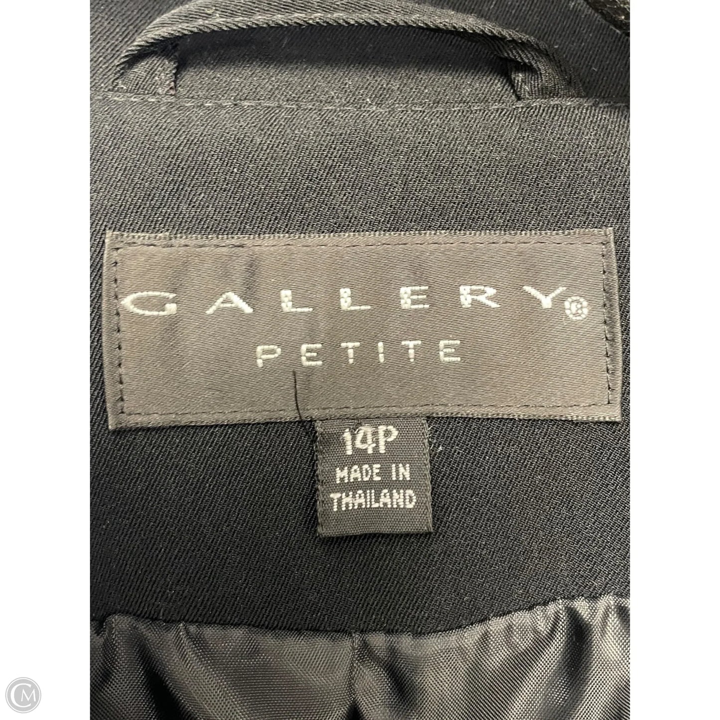 Coat Other By Gallery In Black, Size: 14p