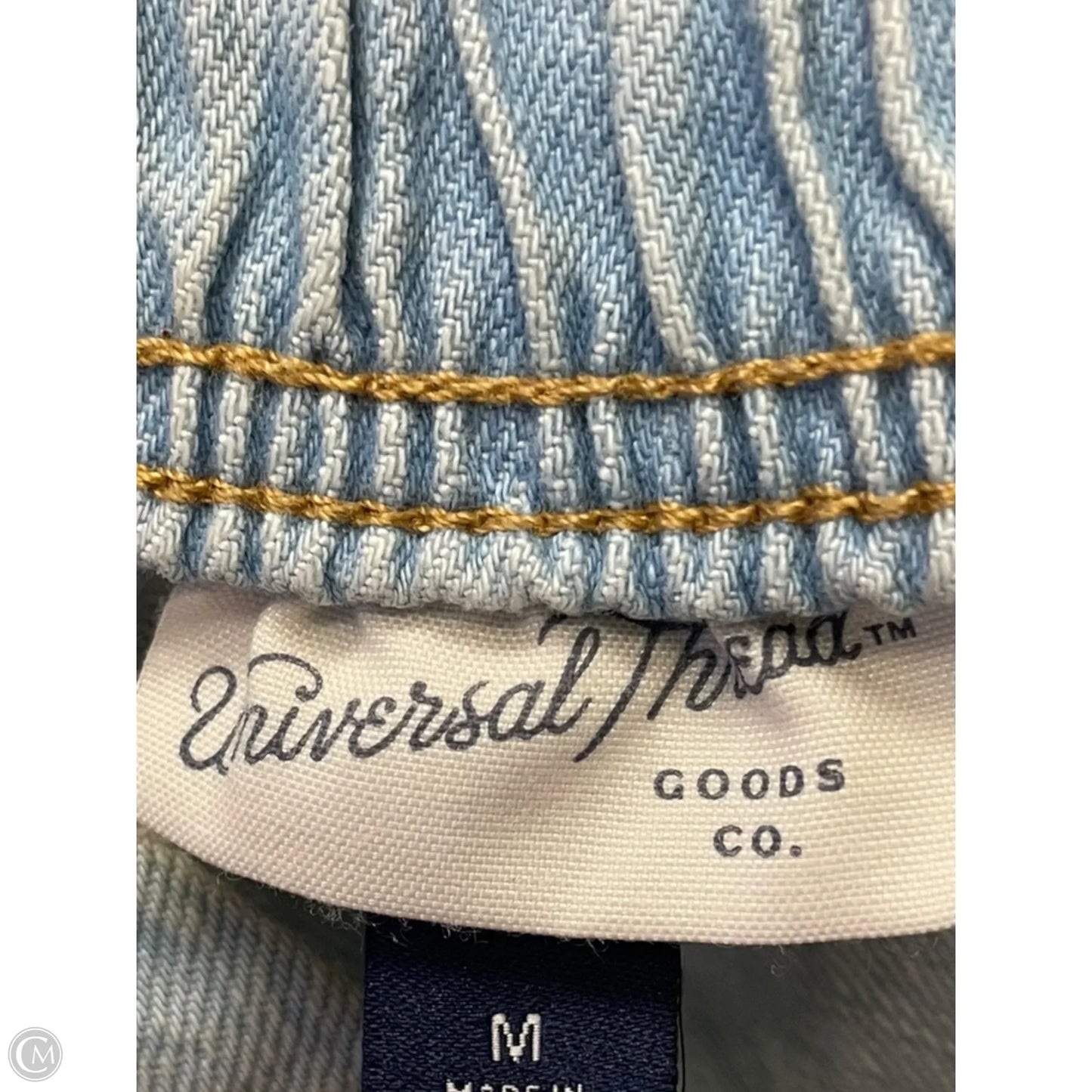 Dress Casual Maxi By Universal Thread In Blue Denim, Size: M