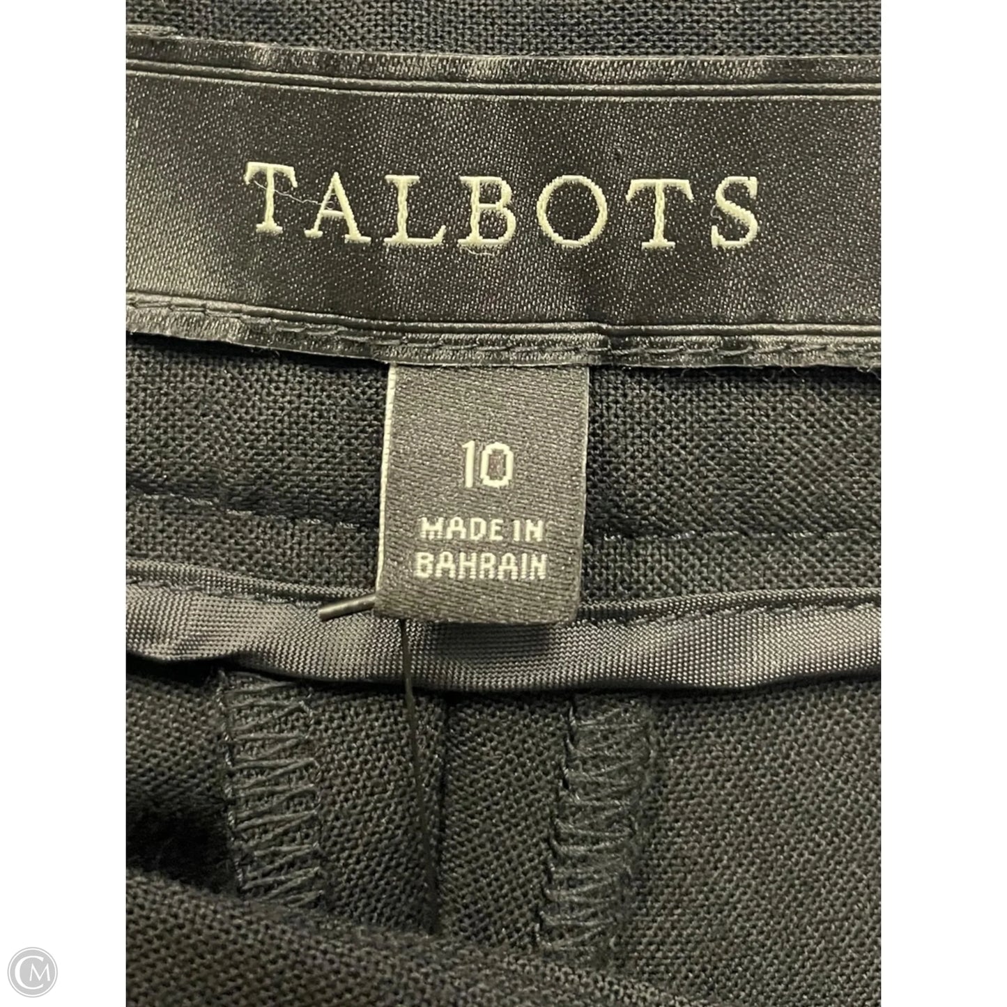Pants Dress By Talbots In Black, Size: 10
