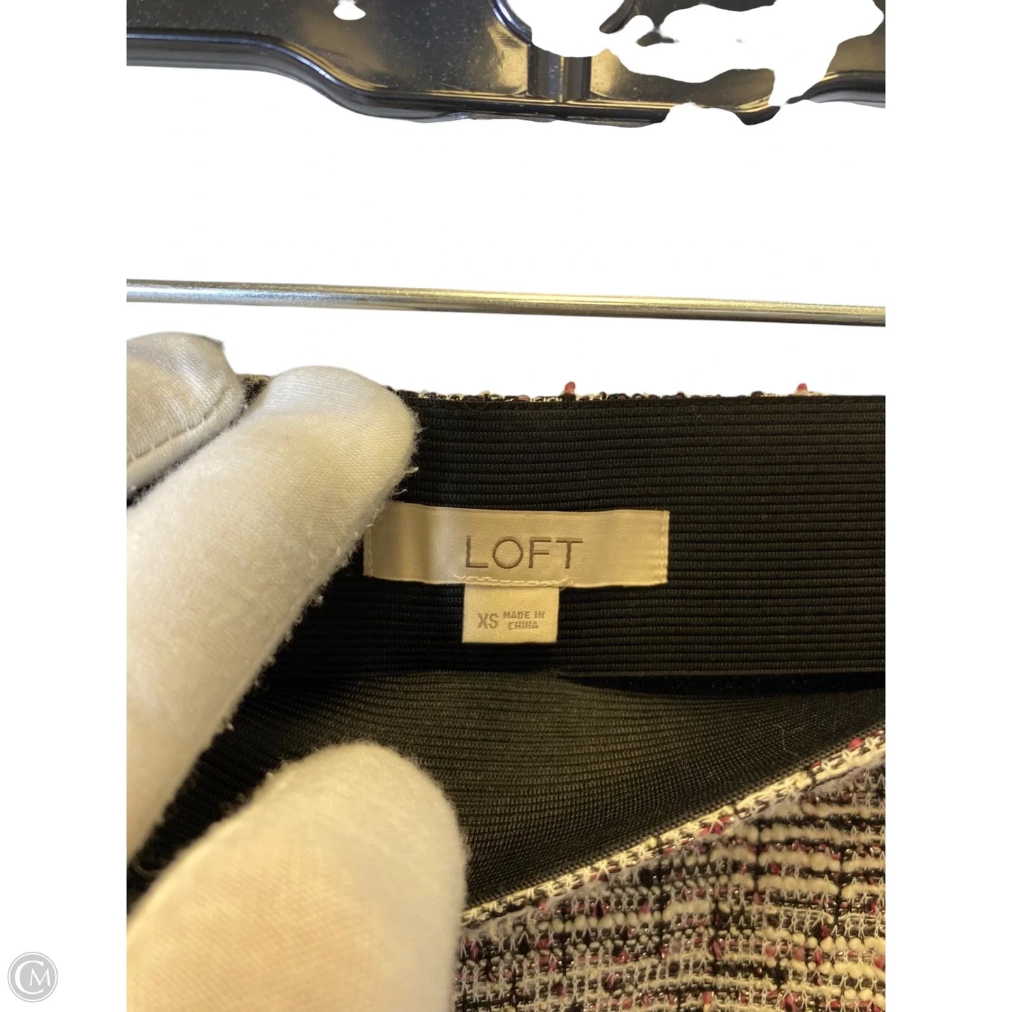 Skirt Midi By Loft In Multi-colored, Size: Xs