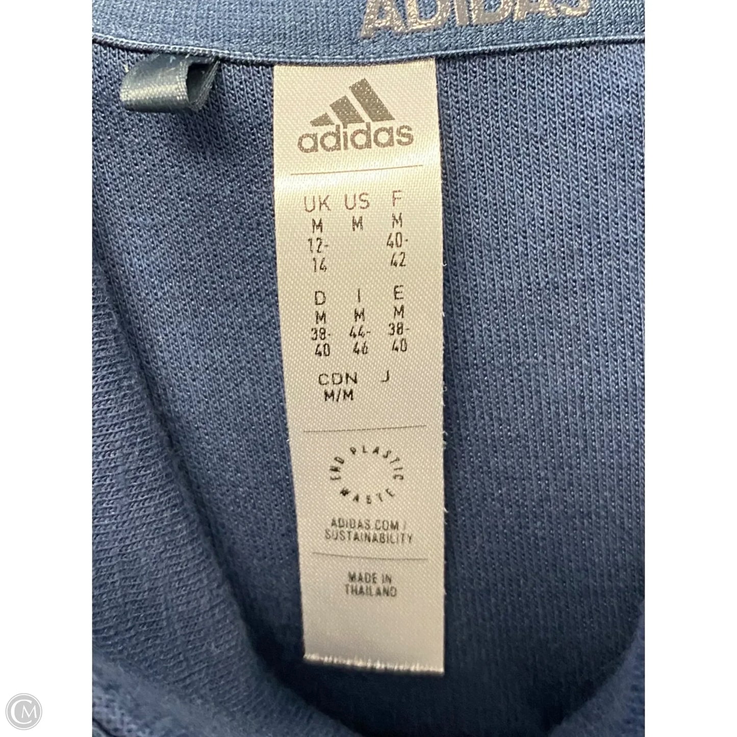 Dress Casual Midi By Adidas In Navy, Size: M