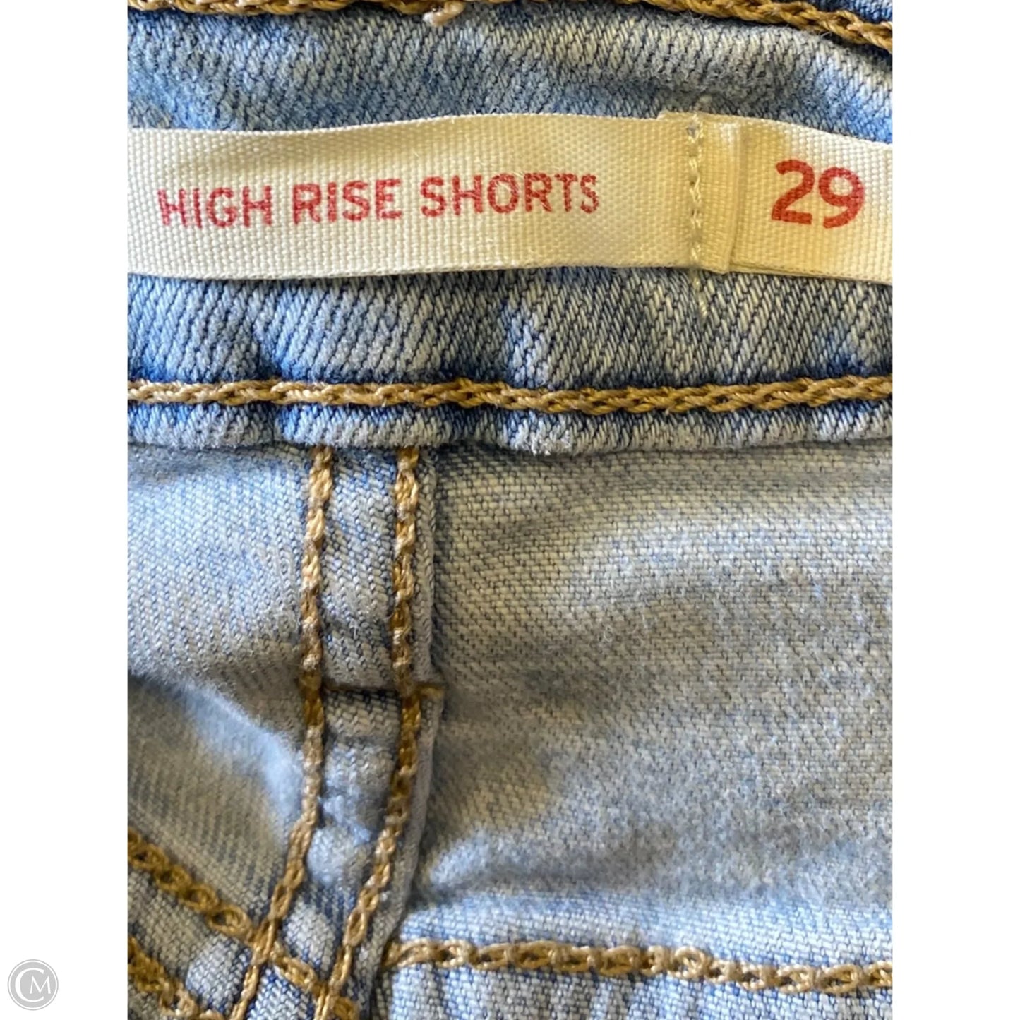 Shorts By Levis In Blue Denim, Size: 8