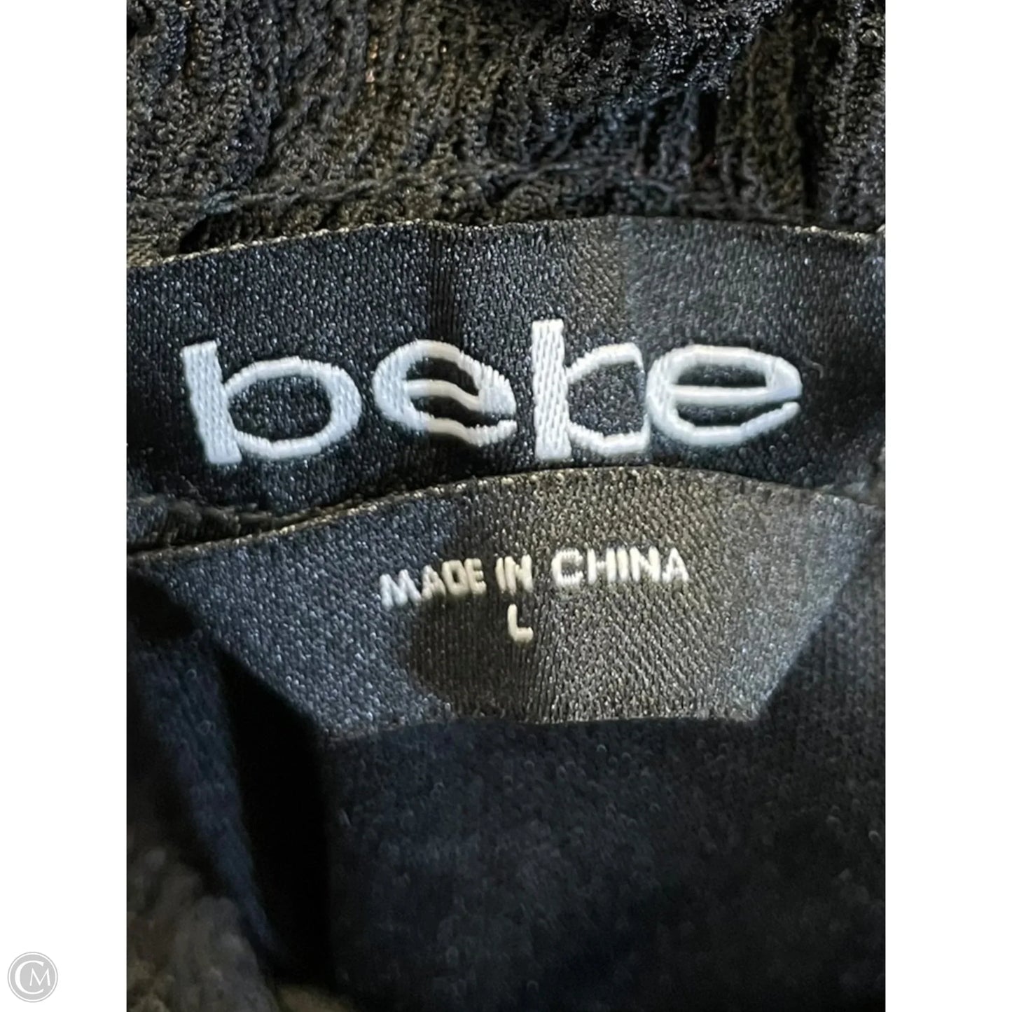 Dress Casual Short By Bebe In Black, Size: L