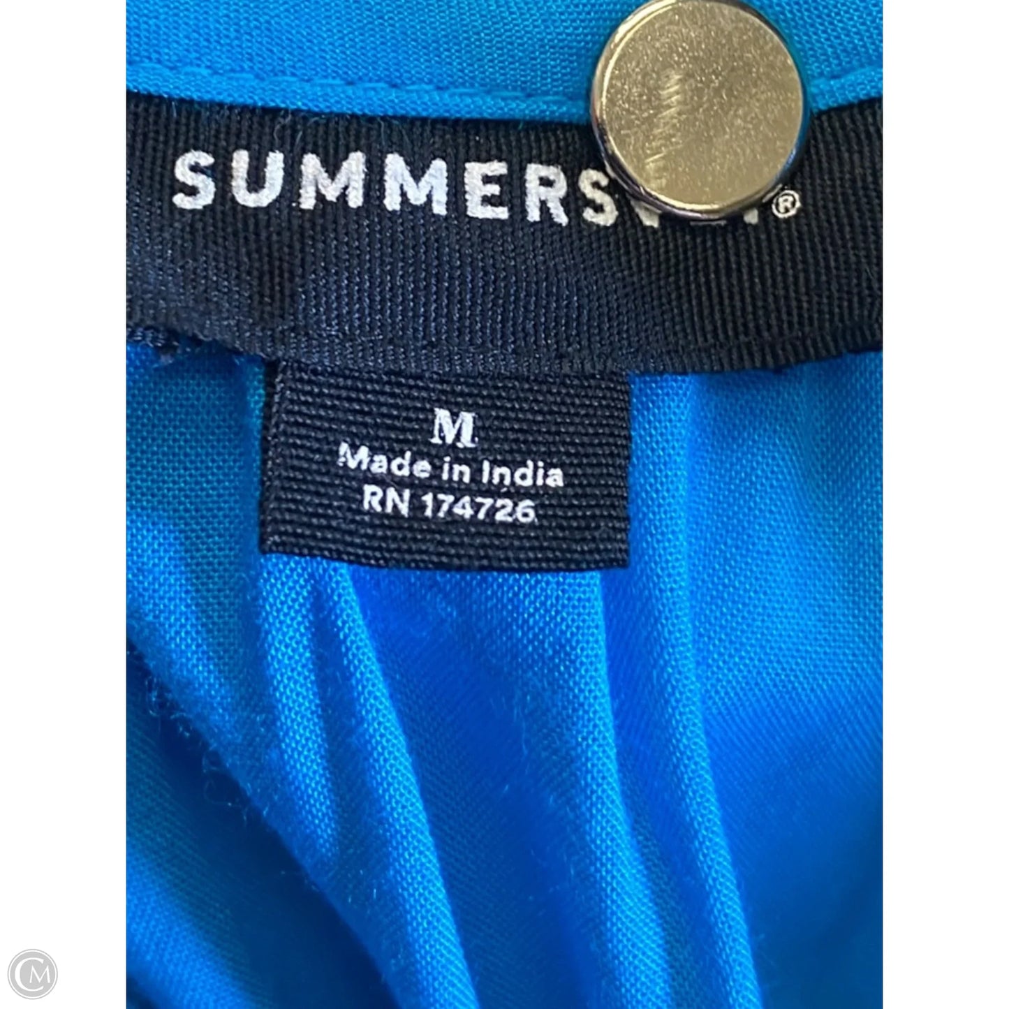 Swimwear Cover-up By Summersalt In Blue, Size: M
