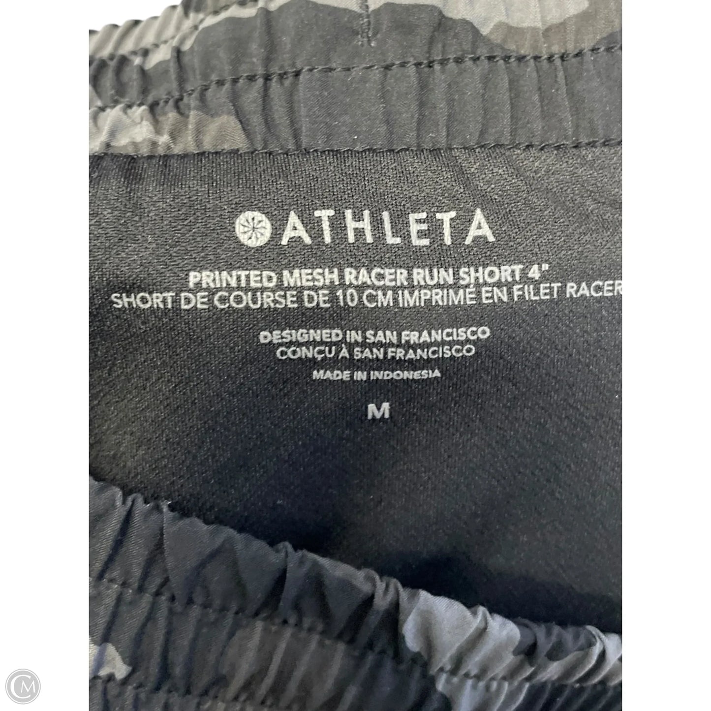 Athletic Shorts By Athleta In Camouflage Print, Size: M