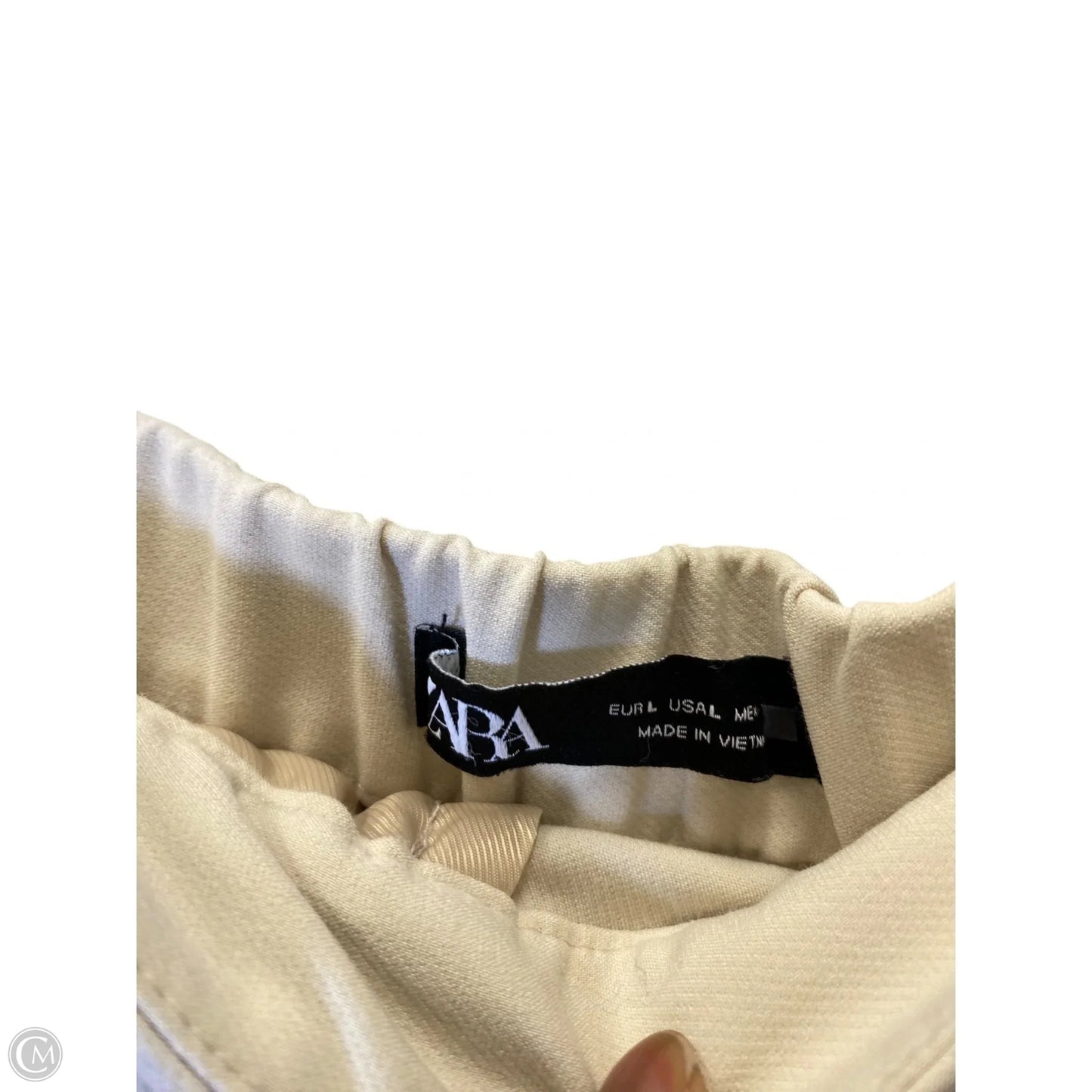 Pants Dress By Zara Basic In Cream, Size: L