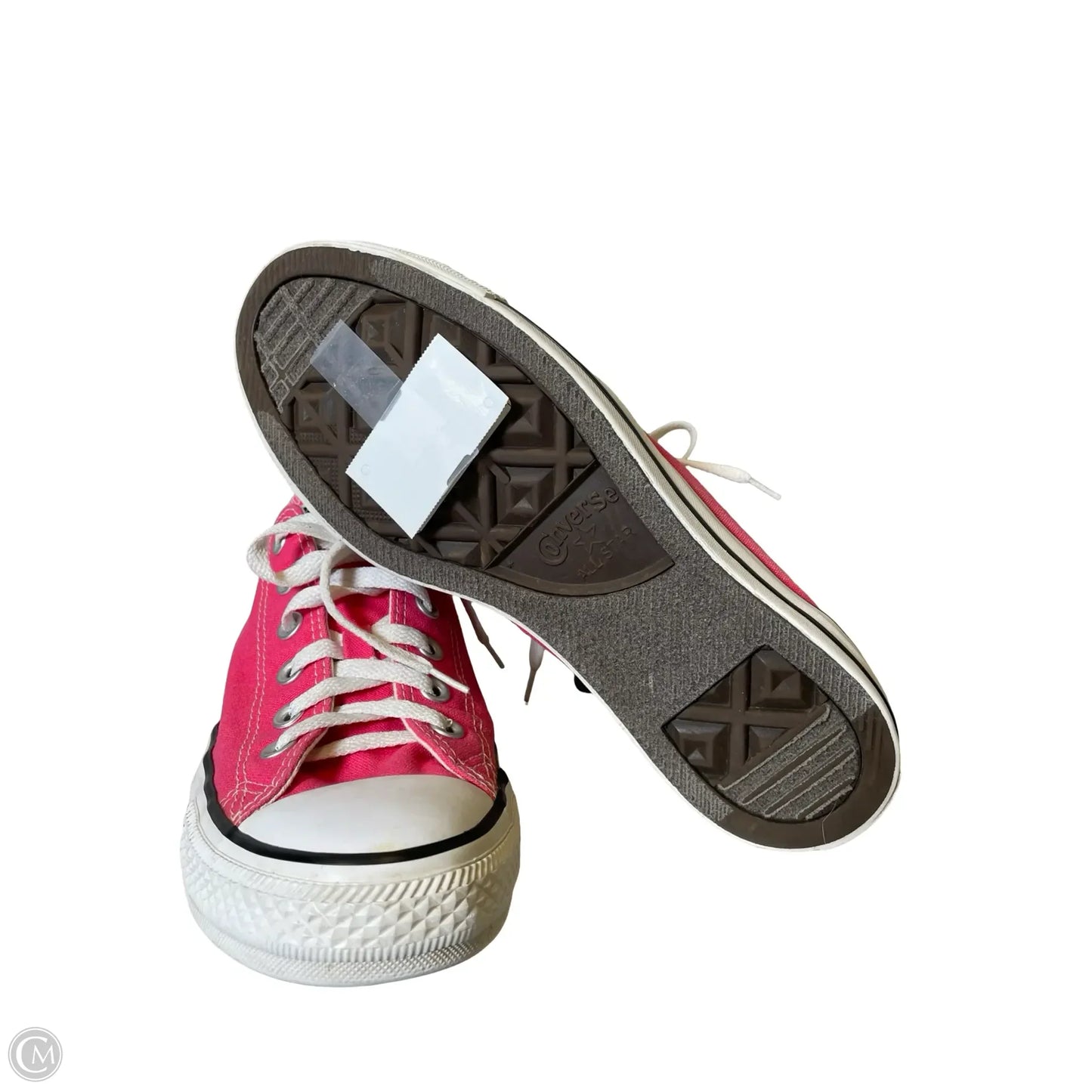 Shoes Flats By Converse In Pink & White, Size: 10