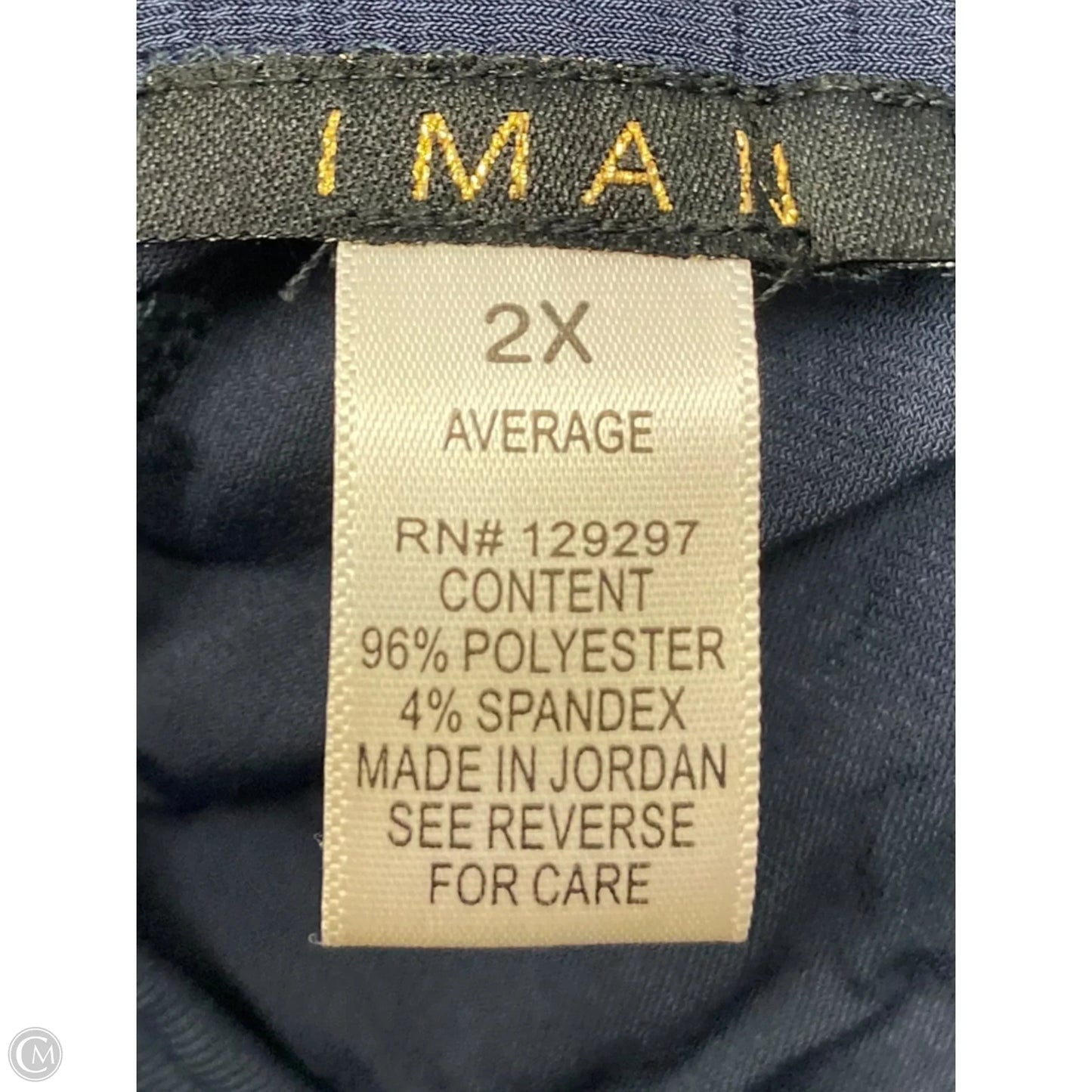 Pants Other By Clothes Mentor In Navy, Size: 2x