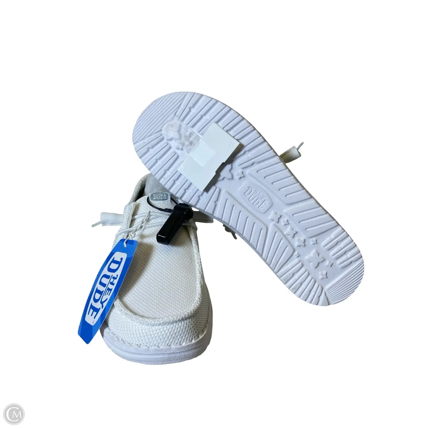 Shoes Flats By Hey Dude In White, Size: 8