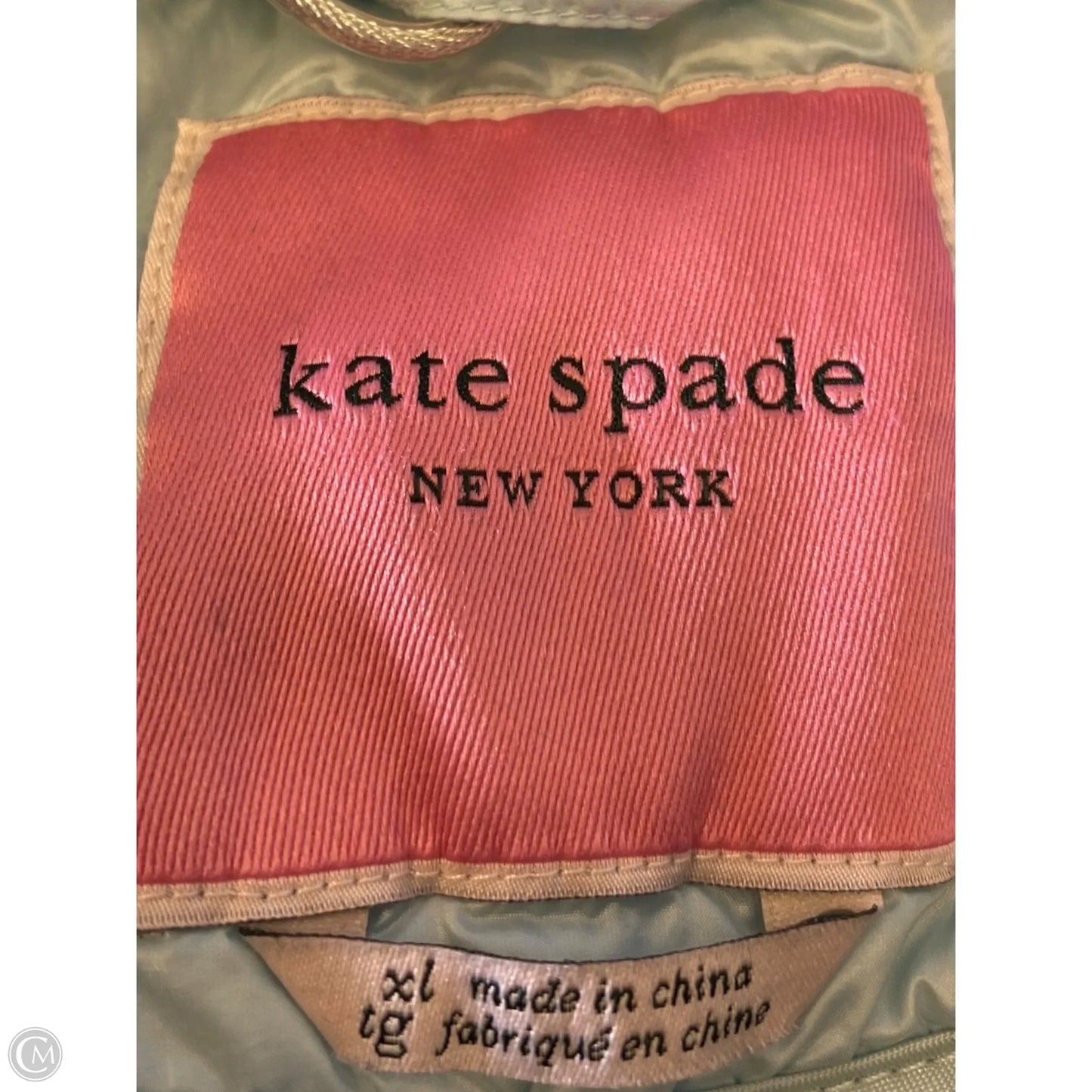 Jacket Designer By Kate Spade In Teal, Size: Xl