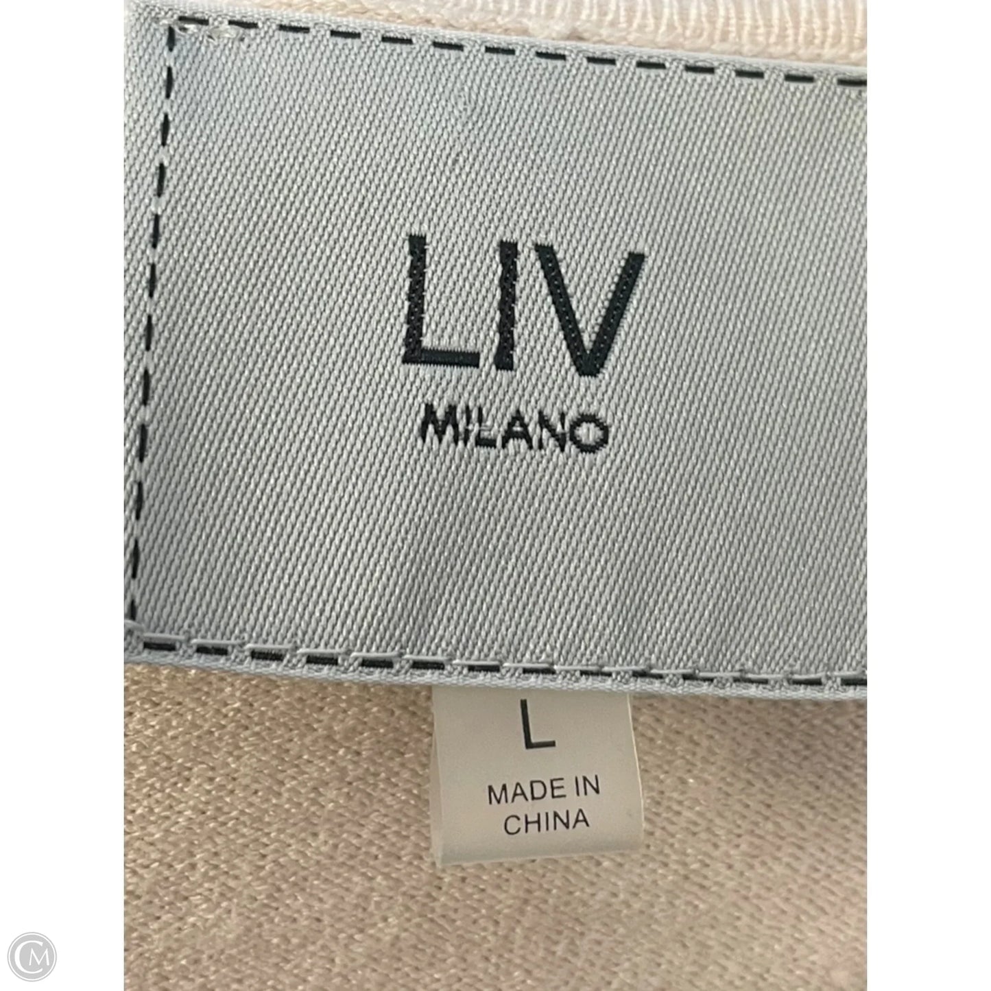Cardigan By Milano In Beige, Size: L