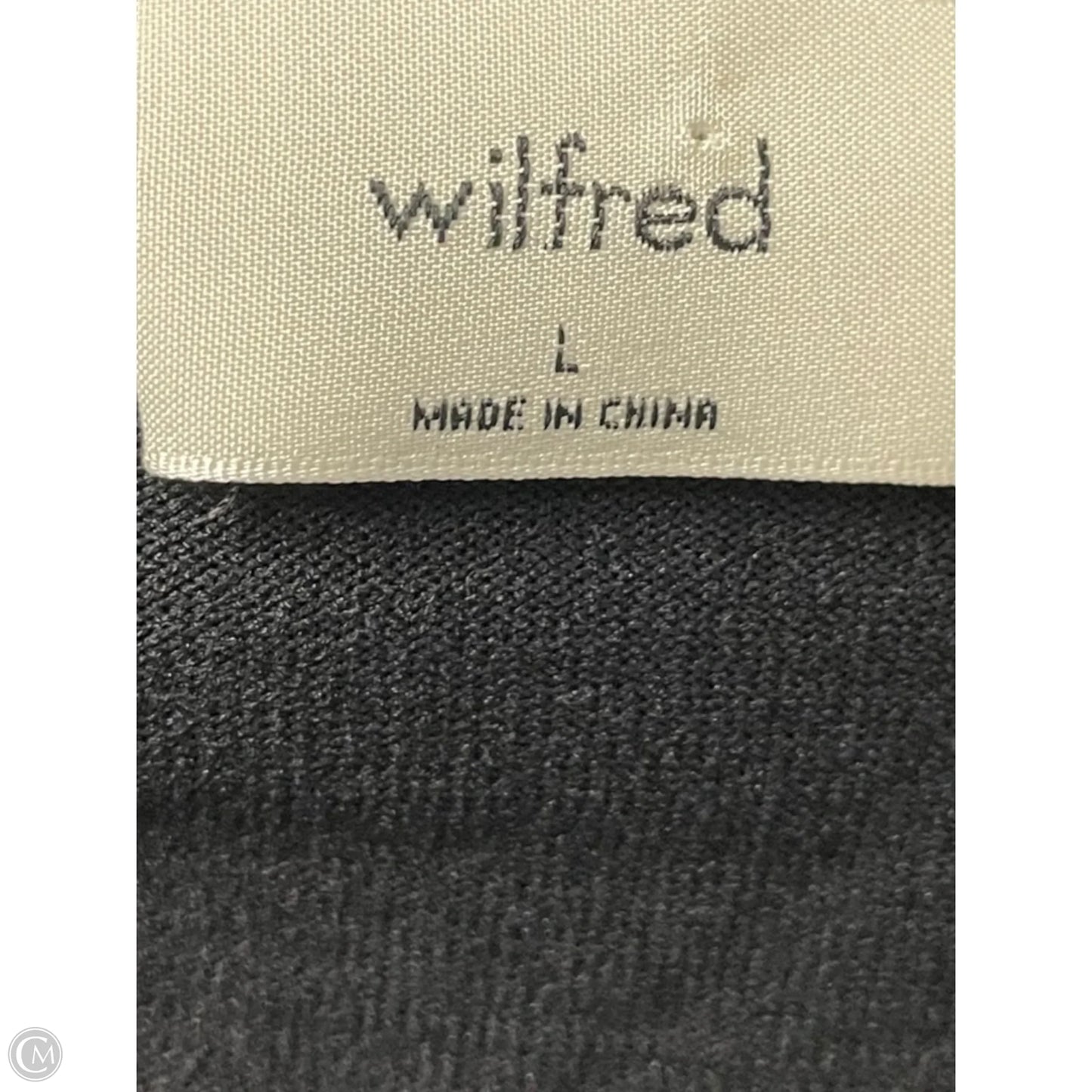 Top Long Sleeve By Wilfred In Black, Size: L