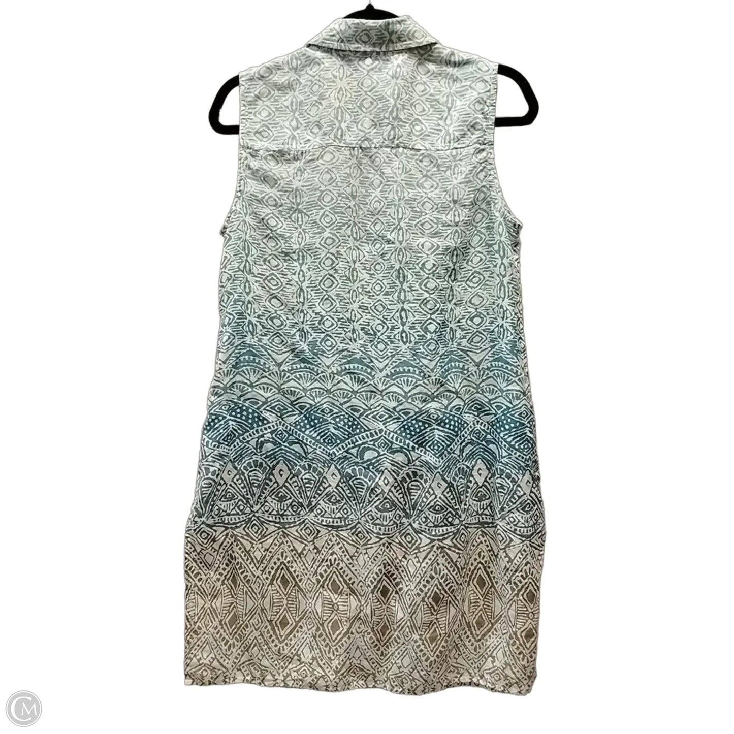 Dress Casual Short By Chicos In Geometric Pattern, Size: S