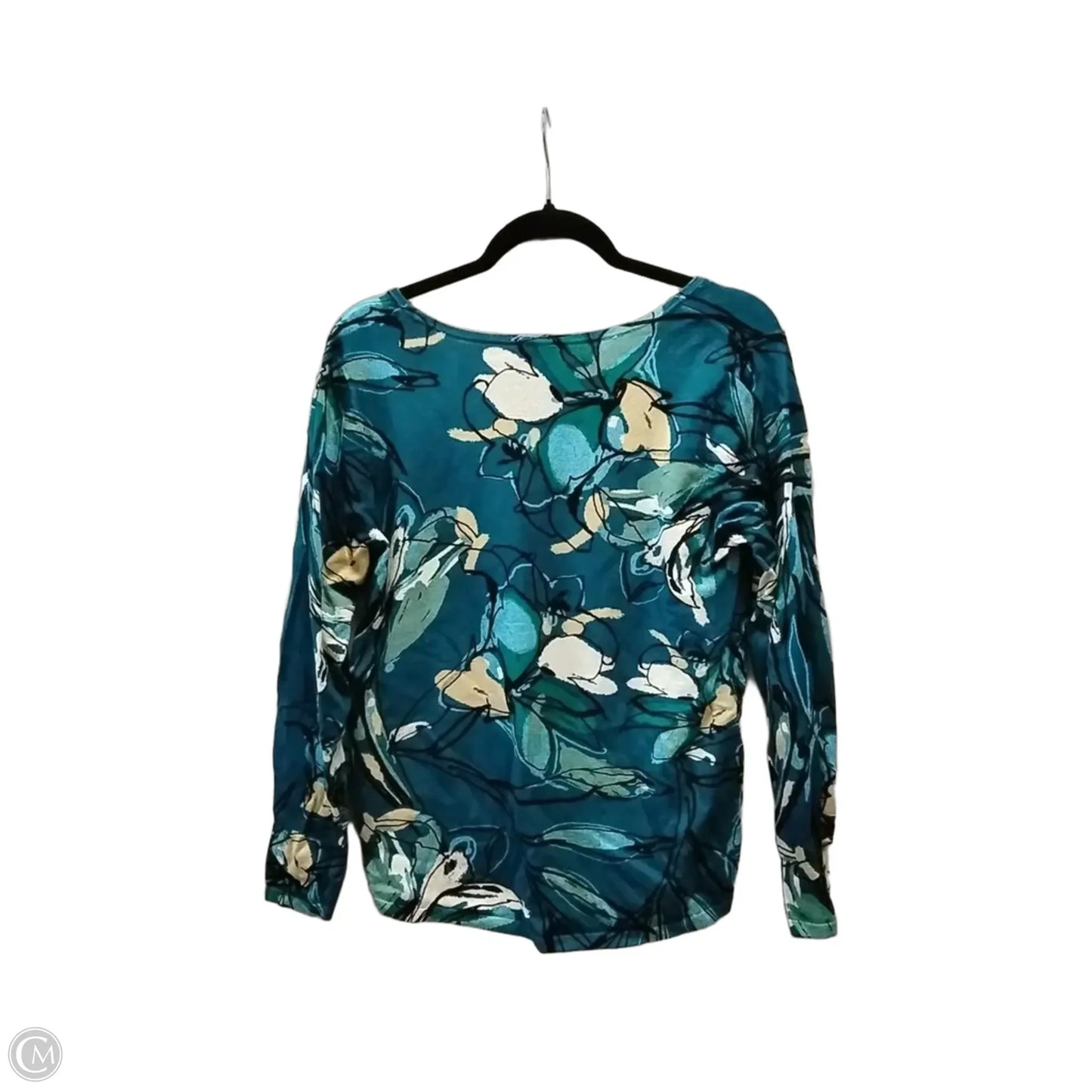 Sweater By Chicos In Blue, Size: M