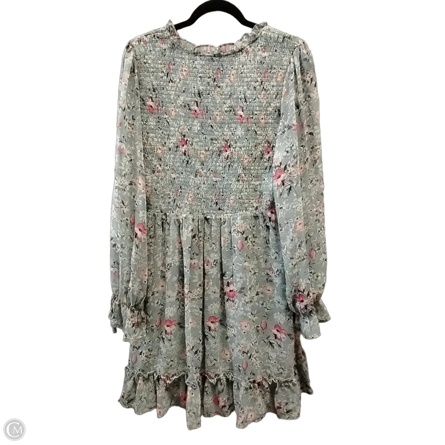 Dress Casual Midi By Chicsoul In Green, Size: 1x