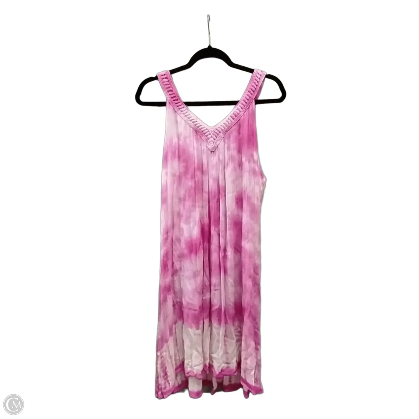 Dress Casual Short By Clothes Mentor In Tie Dye Print, Size: 1x