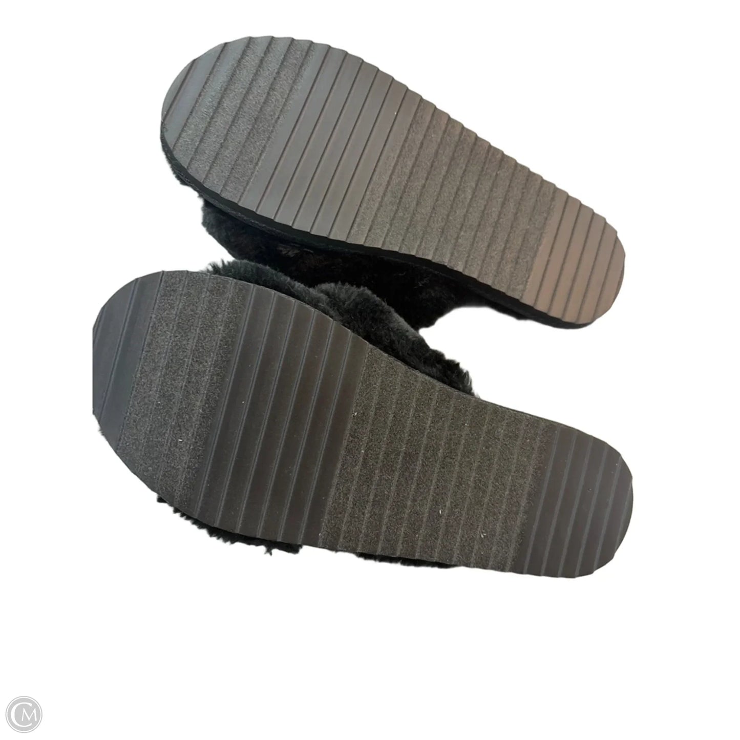 Slippers By Clothes Mentor In Black, Size: 9
