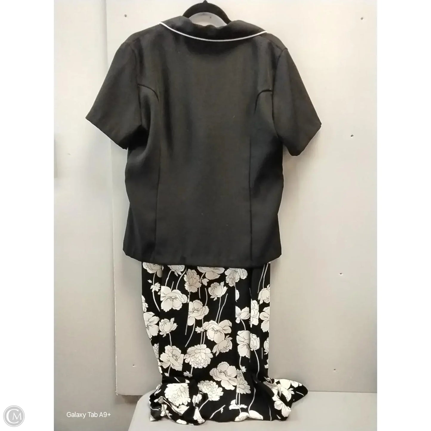 Dress Set 2pc By Premier In Black & White, Size: L