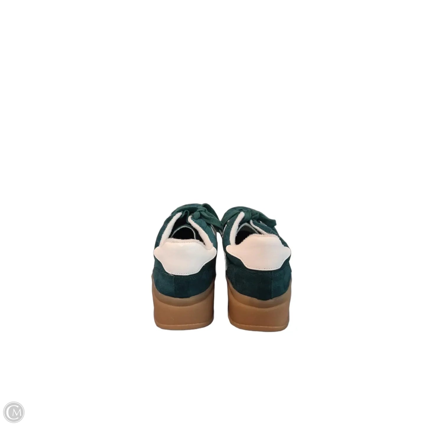 Shoes Sneakers By Madden Girl In Green & White, Size: 7.5