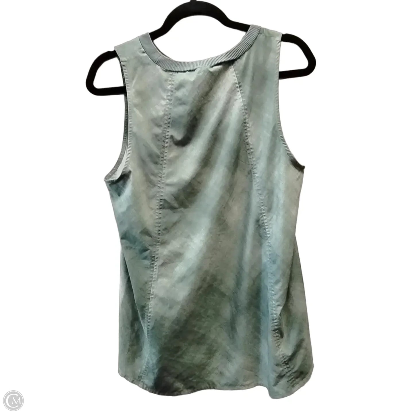 Athletic Top Short Sleeve By Athleta In Green, Size: M