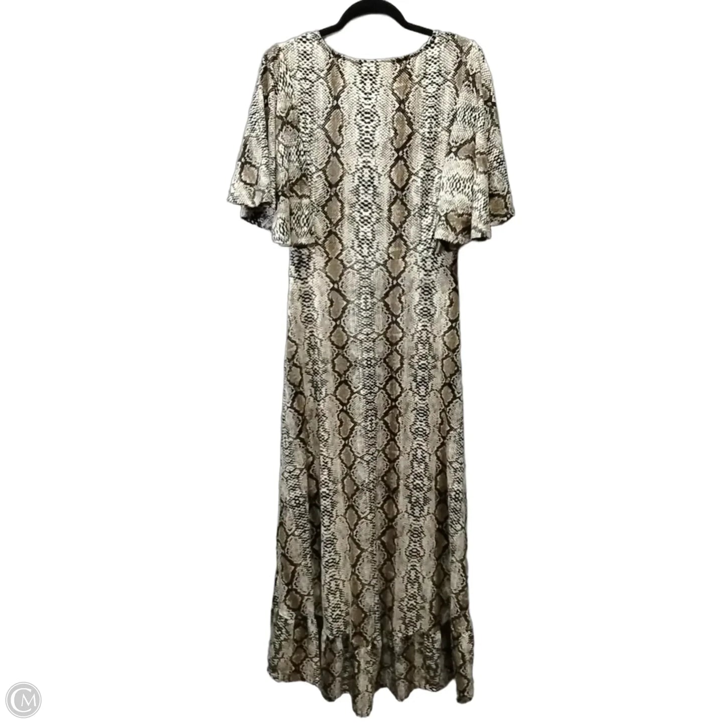 Dress Casual Maxi By Entro In Snakeskin Print, Size: S