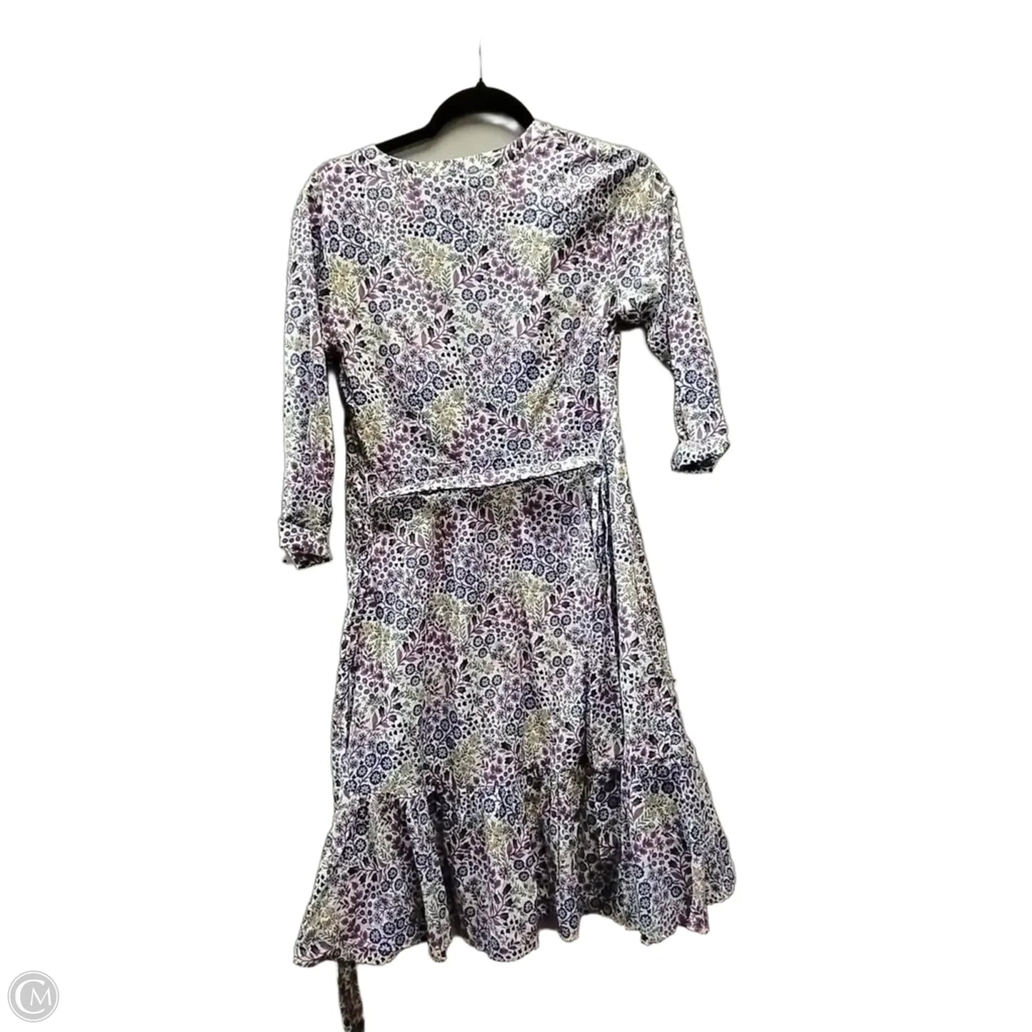 Dress Casual Midi By Talbots In Floral Print, Size: 2p