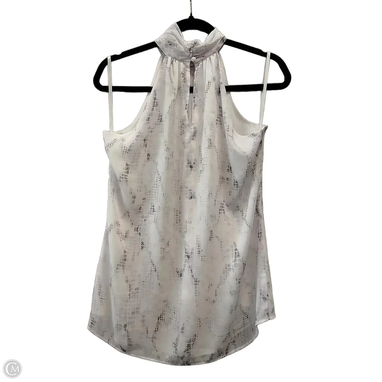 Top Sleeveless By White House Black Market In Purple & White, Size: Xs