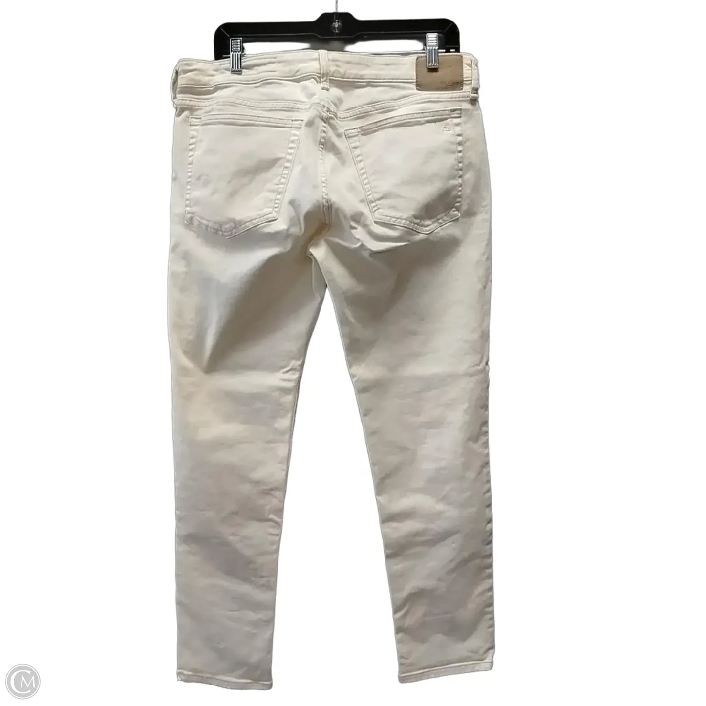 Jeans Straight By Rag And Bone In Beige, Size: 10