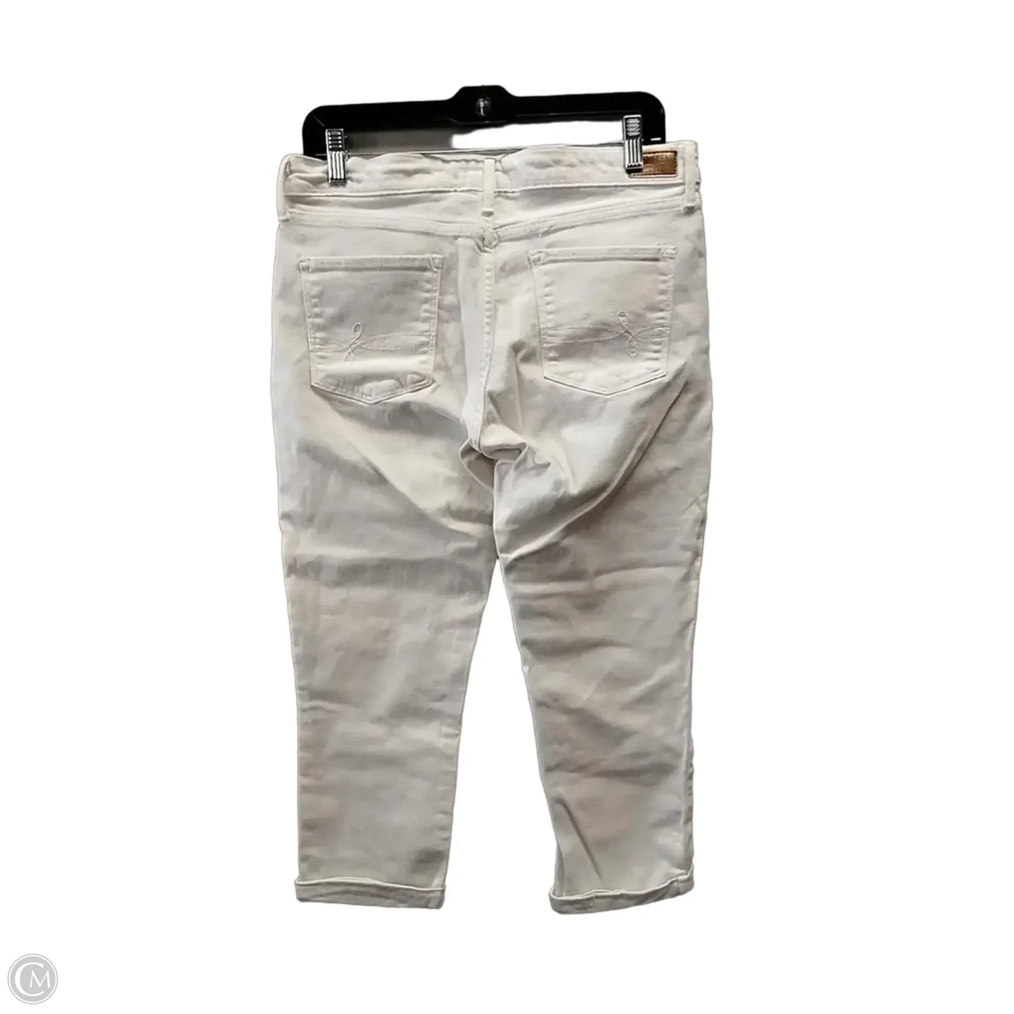 Jeans Cropped By Levis In White, Size: 12