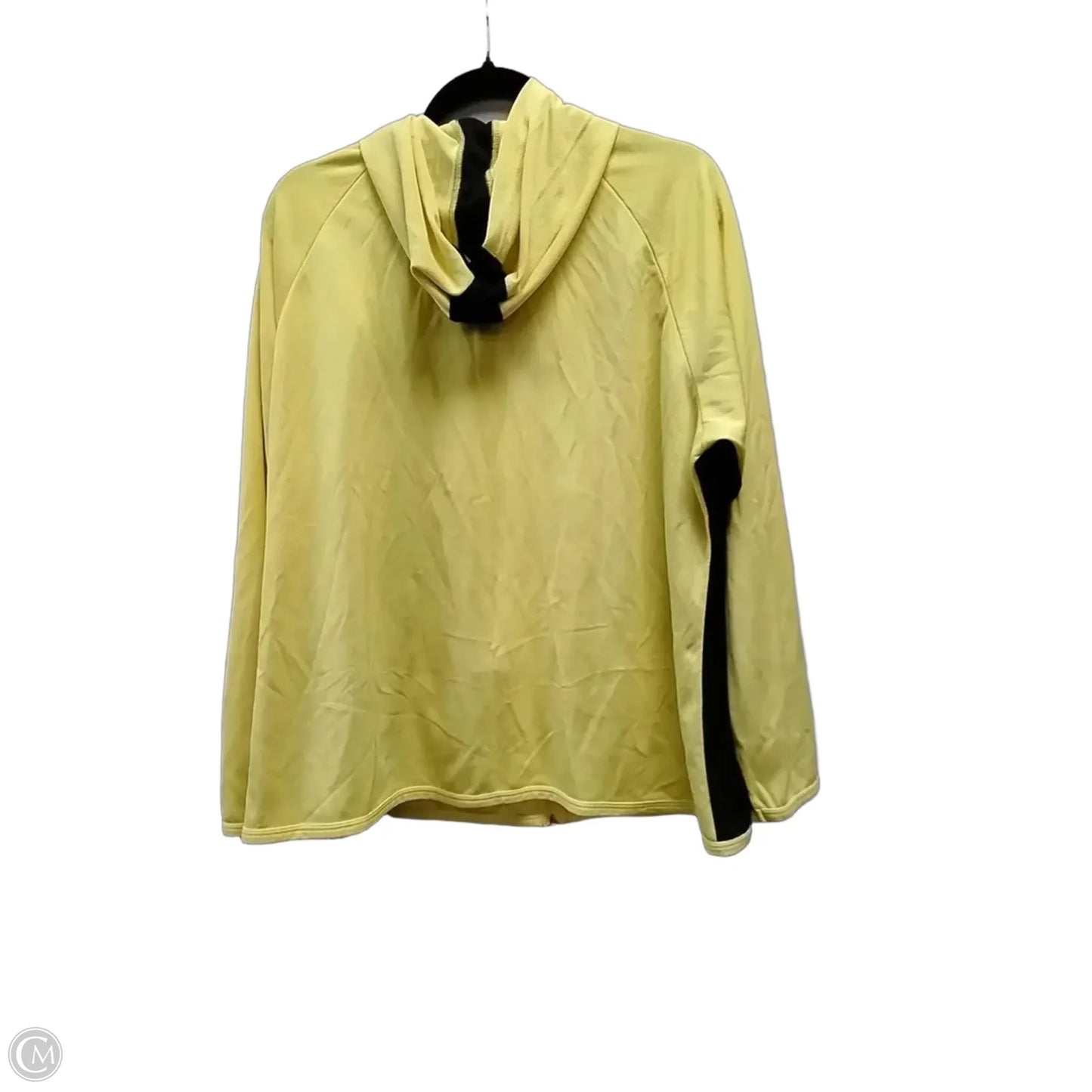 Athletic Jacket By Made For Life In Black & Yellow, Size: Xl