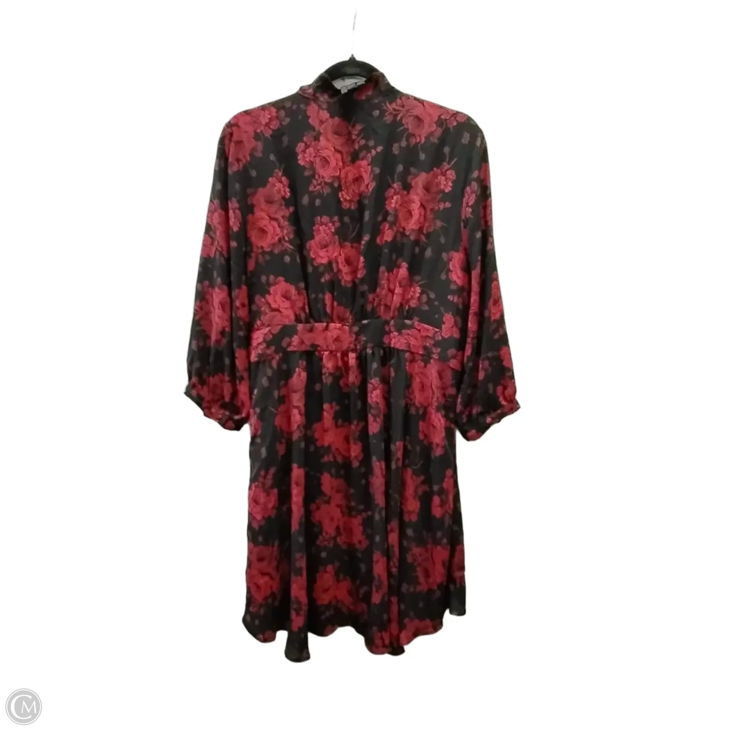 Dress Casual Short By Torrid In Black & Red, Size: 1x