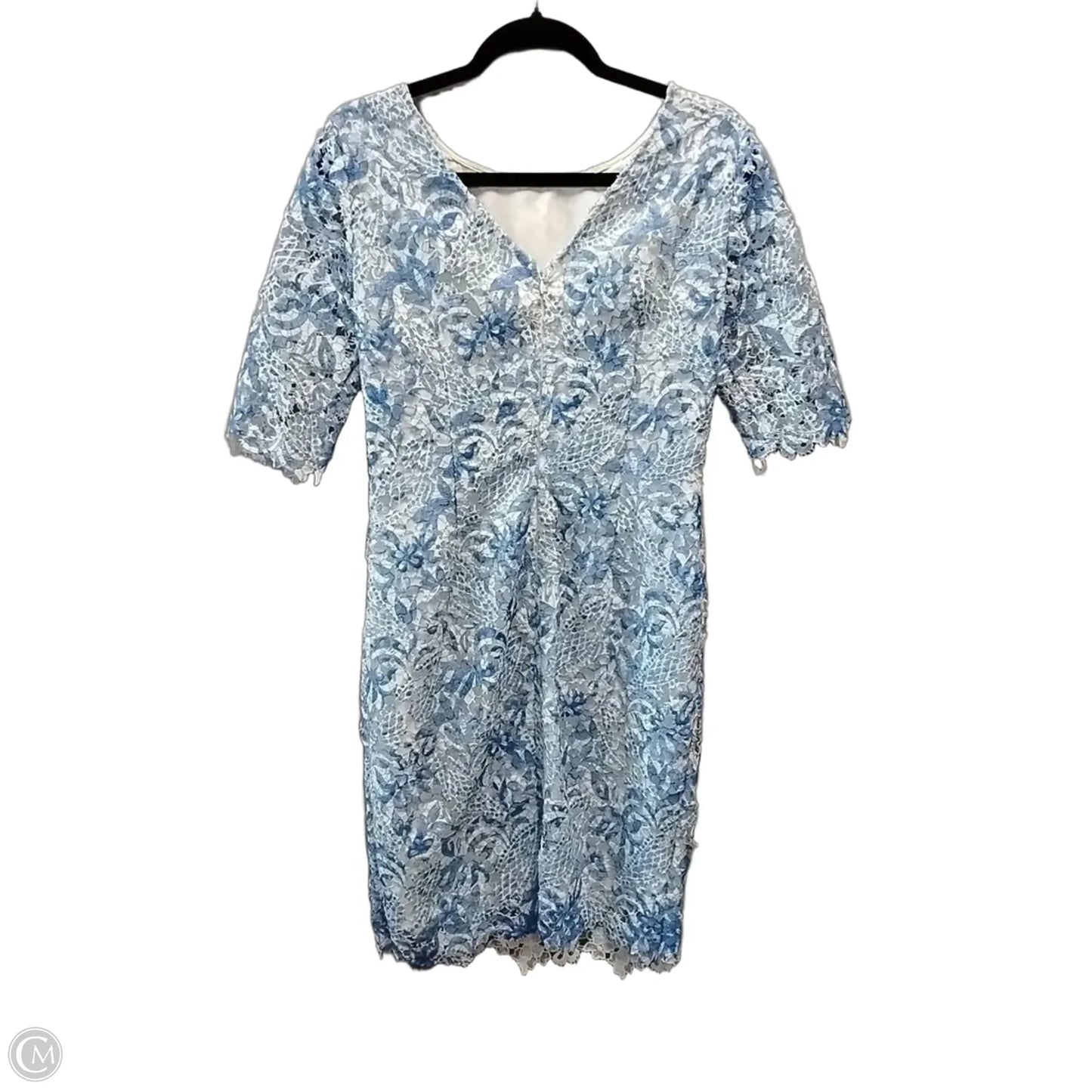 Dress Casual Short By Antonio Melani In Blue & White, Size: 4