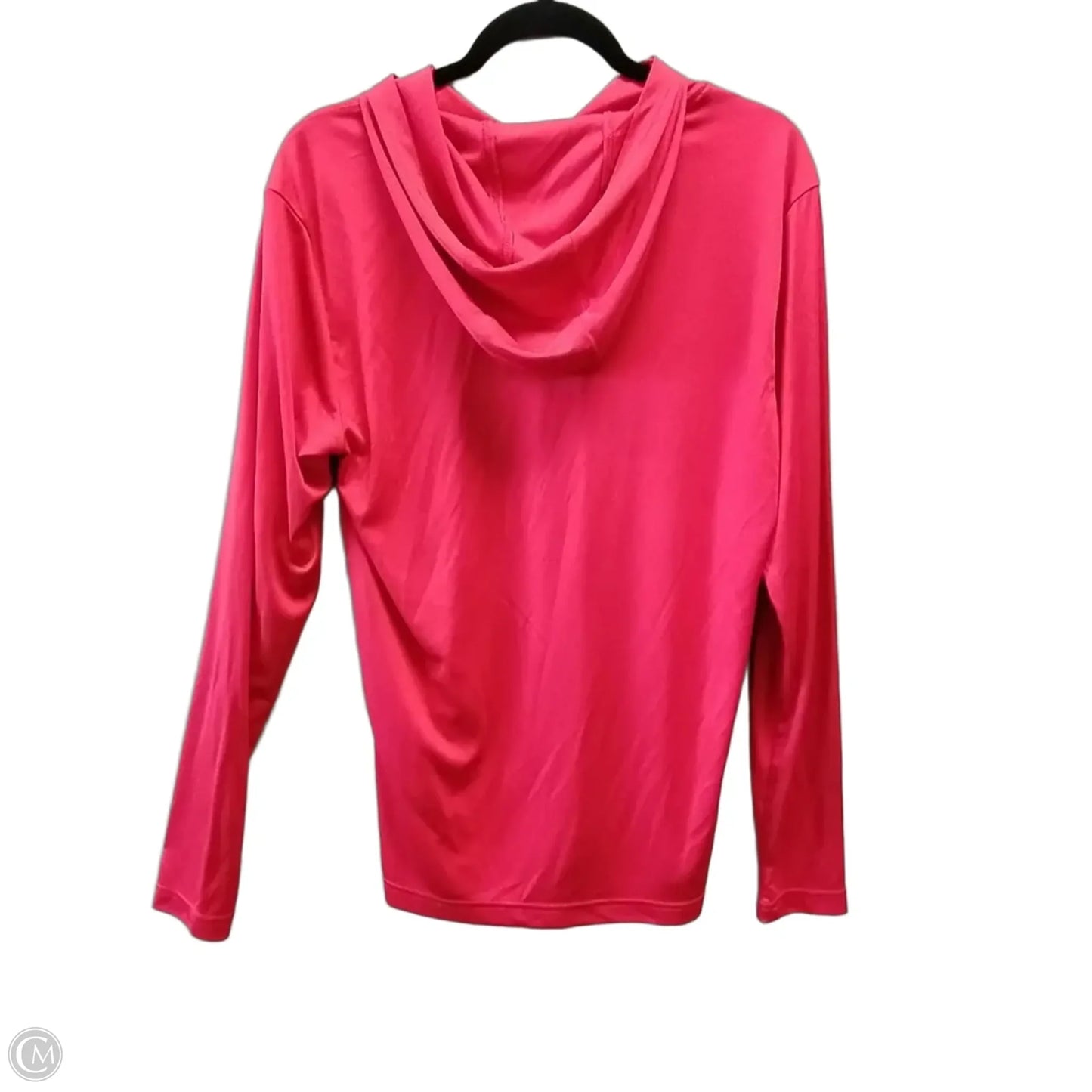 Athletic Top Long Sleeve Hoodie By Clothes Mentor In Red, Size: M