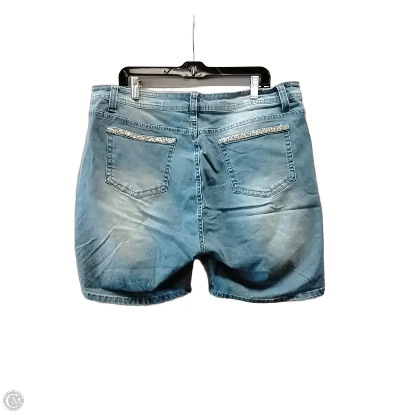 Shorts By Reba In Blue Denim, Size: Xl