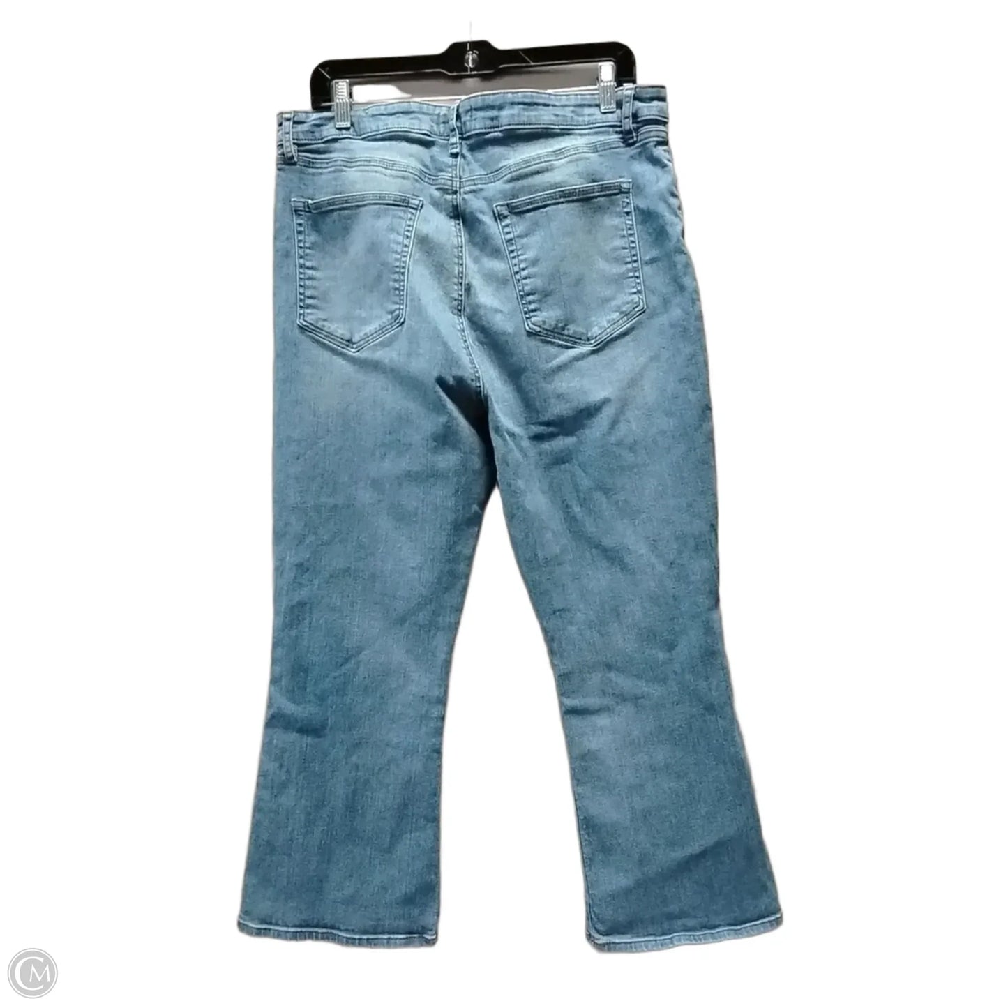 Jeans Flared By Loft In Blue, Size: 14