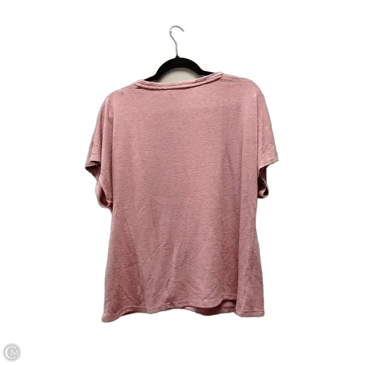Top Short Sleeve By Dkny In Purple, Size: Xl
