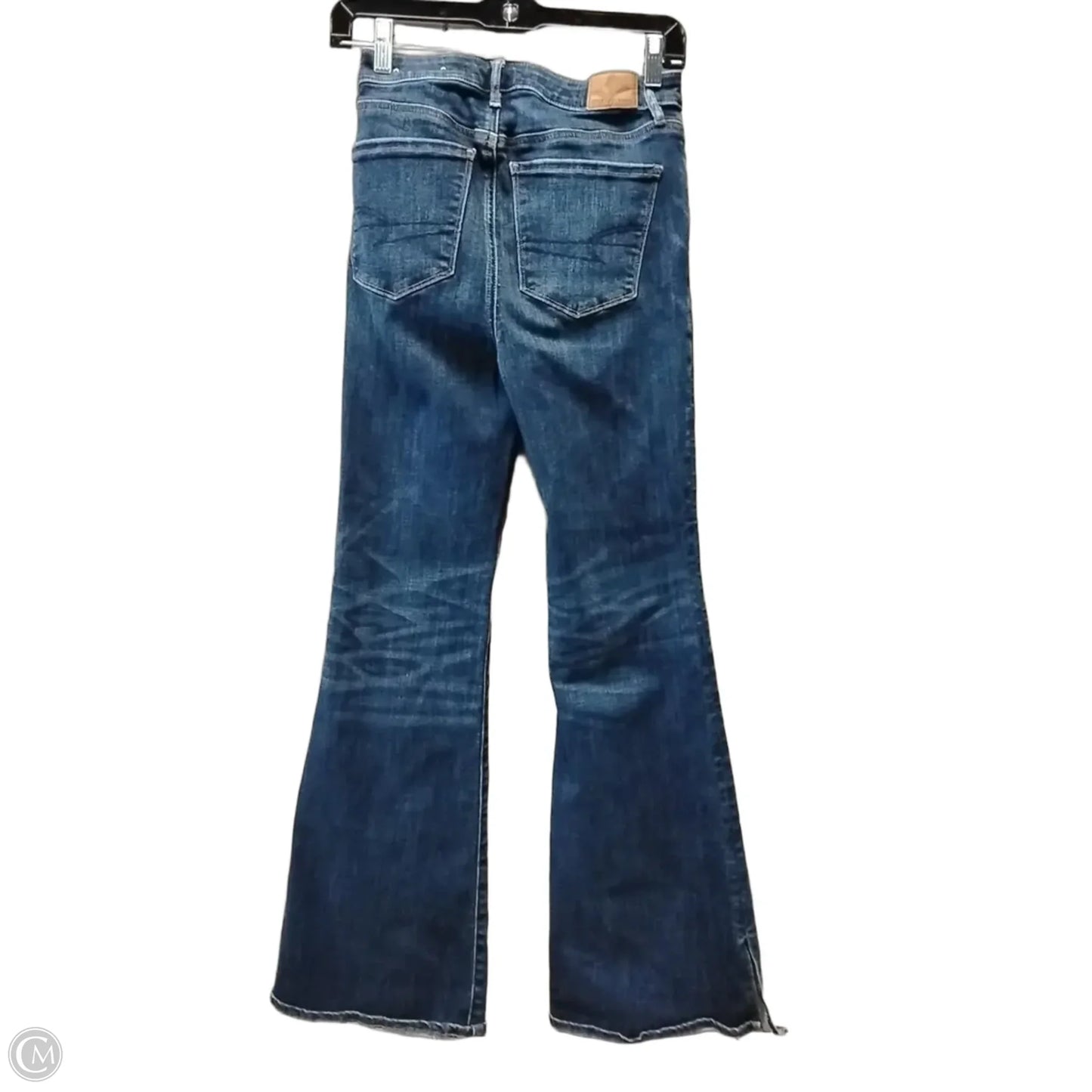 Jeans Boot Cut By American Eagle In Blue, Size: 4