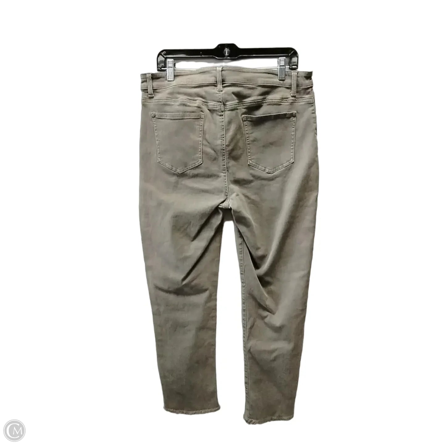 Jeans Straight By Chicos In Grey, Size: 12