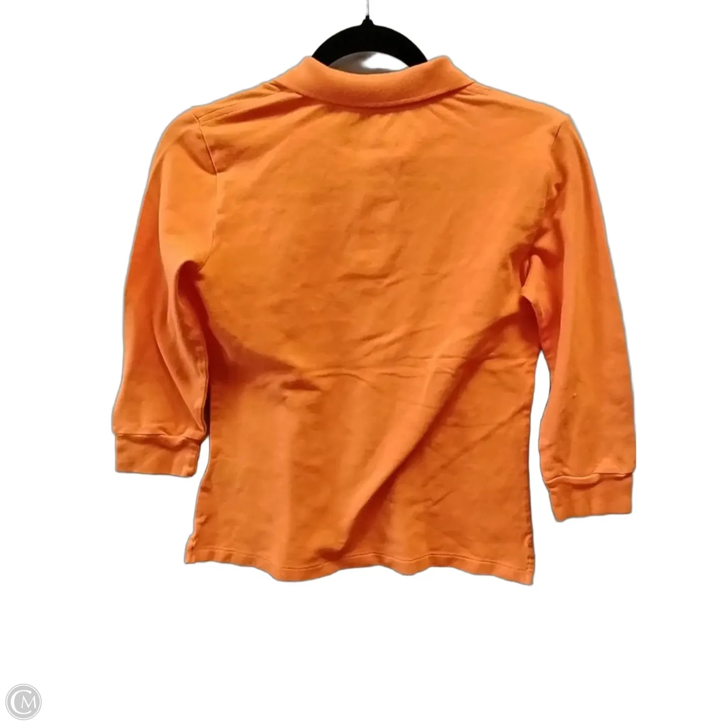 Athletic Top Short Sleeve By Ralph Lauren In Orange, Size: S