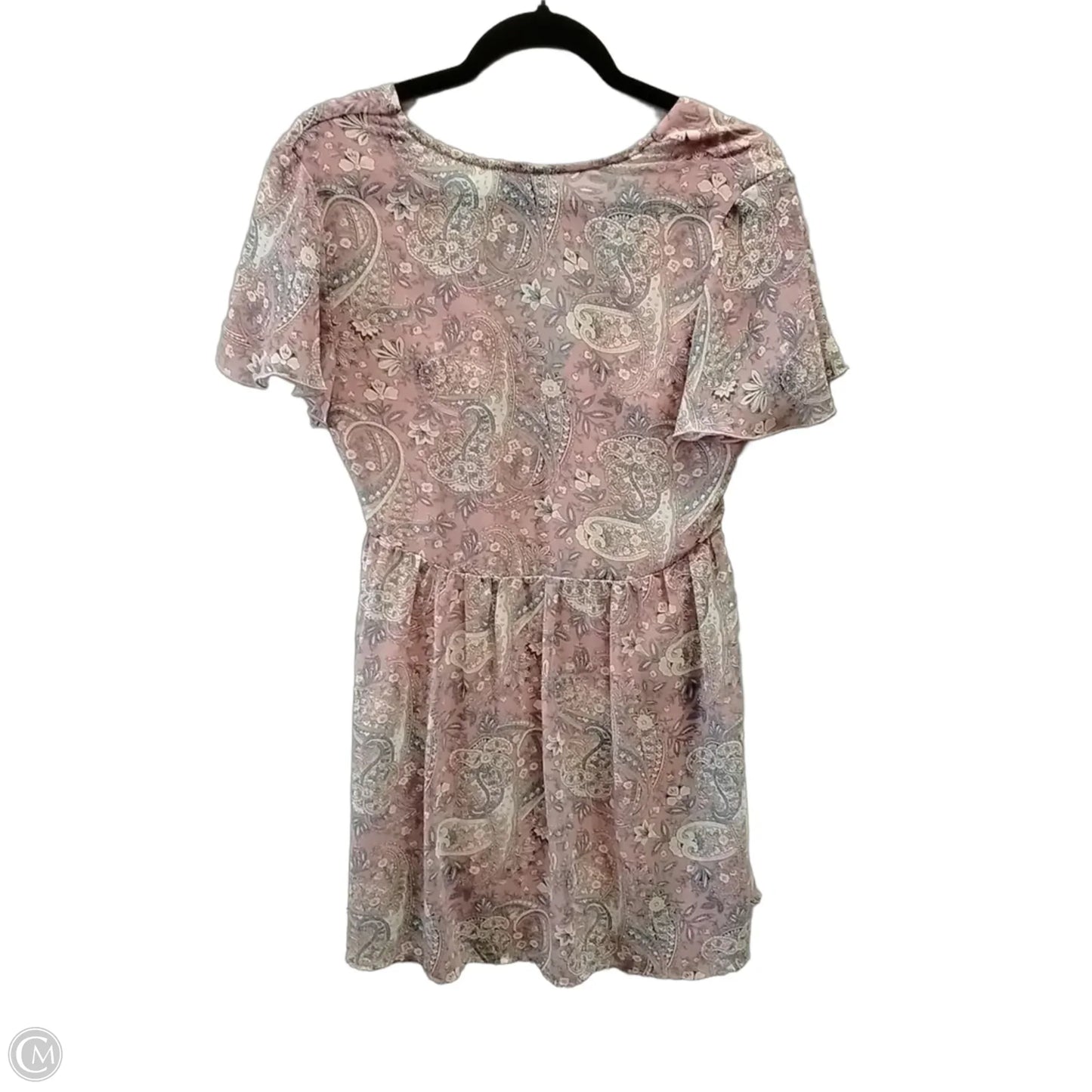 Top Short Sleeve By Mumu In Paisley Print, Size: S