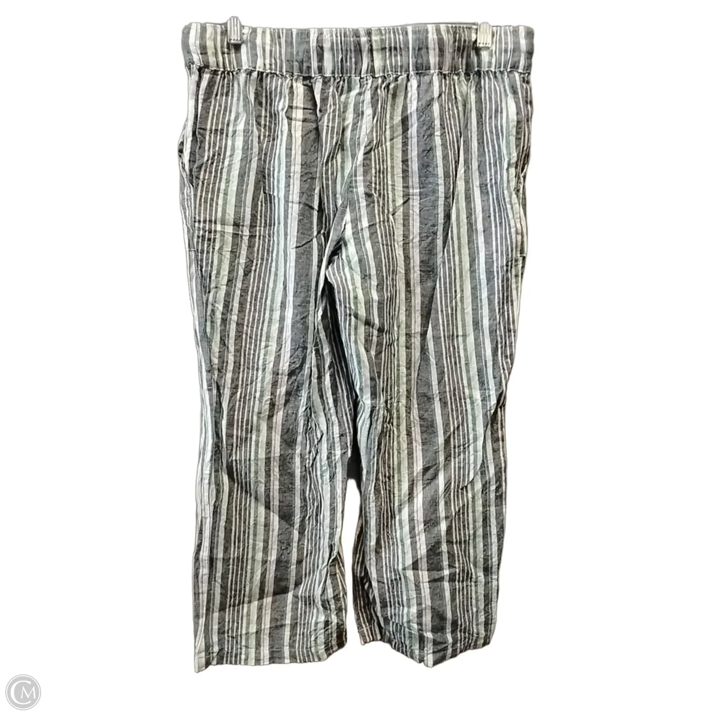 Pants Linen By Liz And Co In Striped Pattern, Size: S