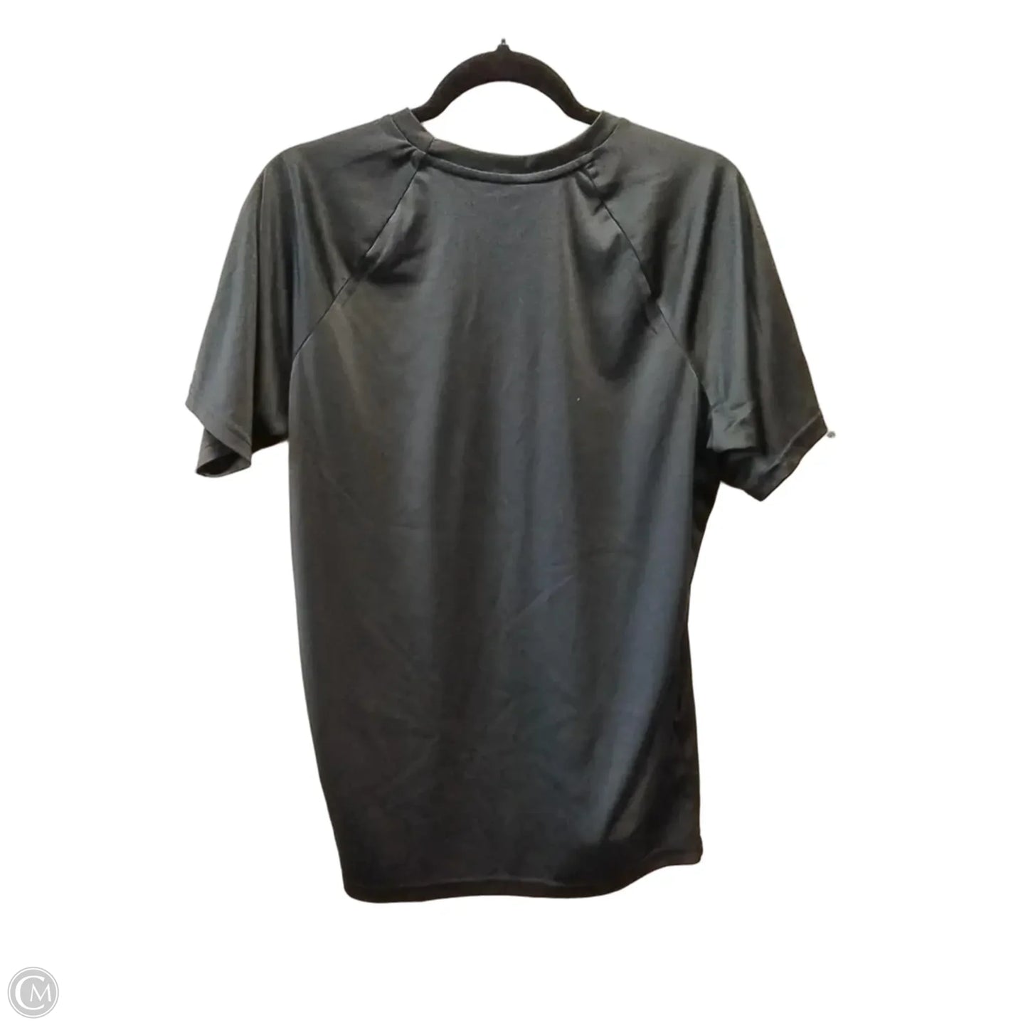 Athletic Top Short Sleeve By Nike In Black, Size: M