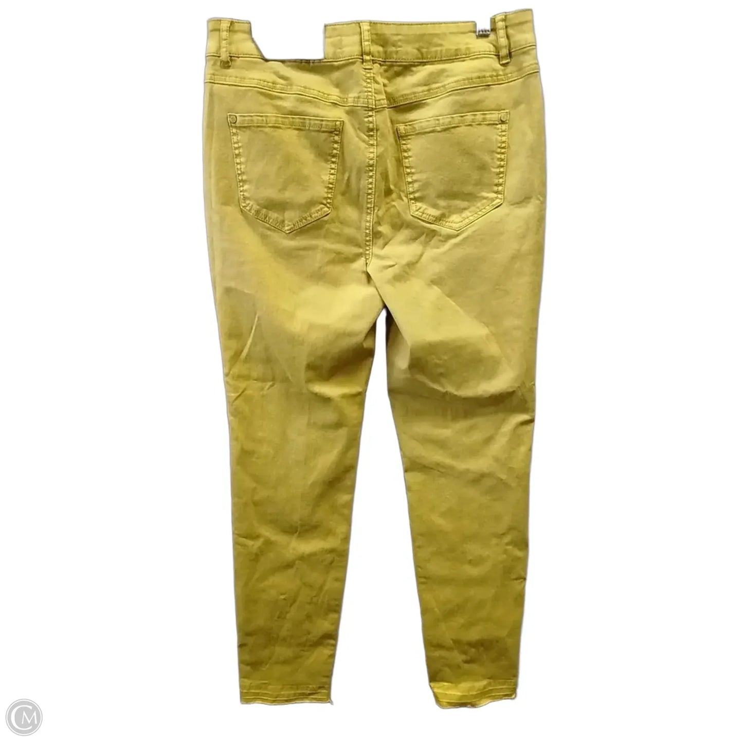 Jeans Skinny By Cato In Yellow, Size: 10