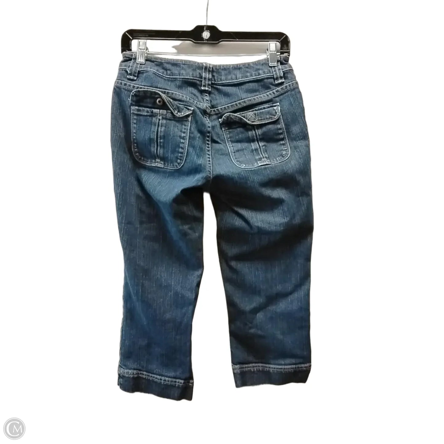 Capris By Chicos In Blue Denim, Size: 2