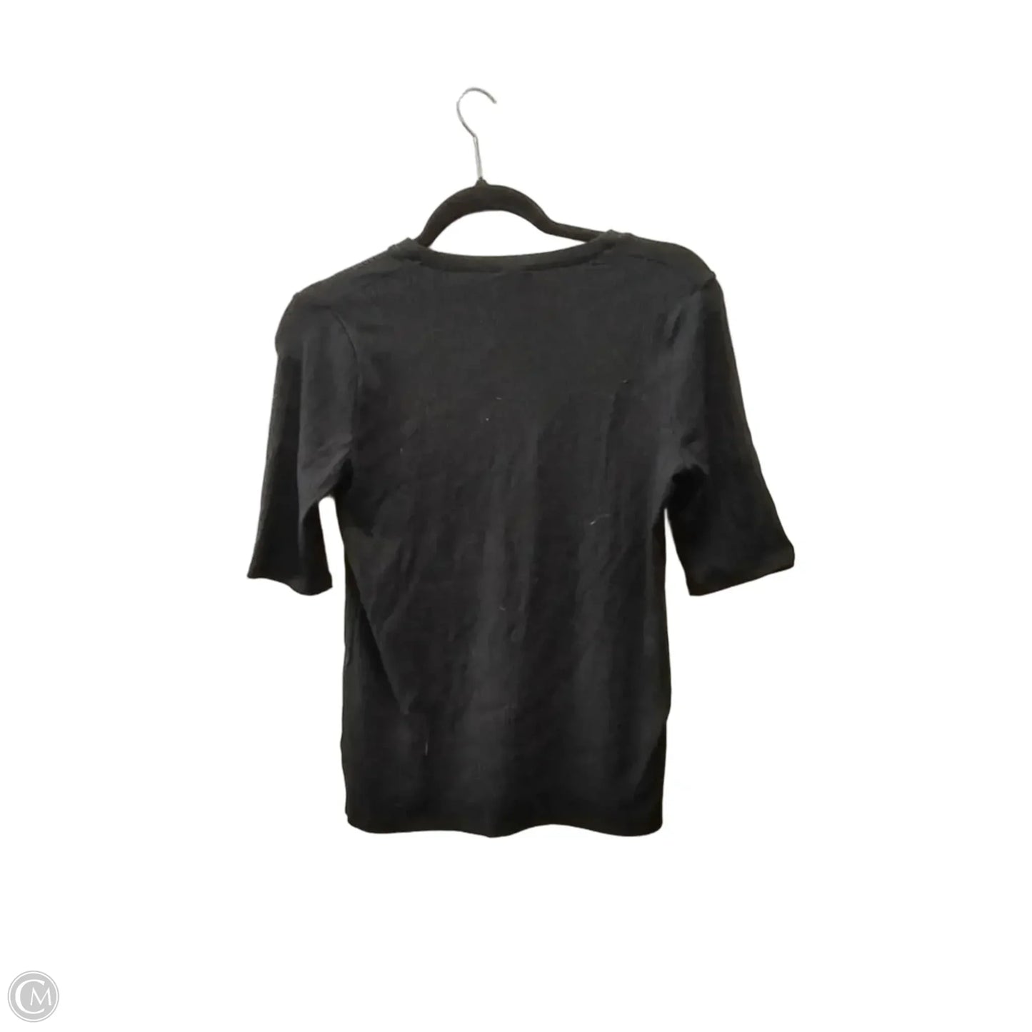 Top Short Sleeve By Splendid In Black, Size: S