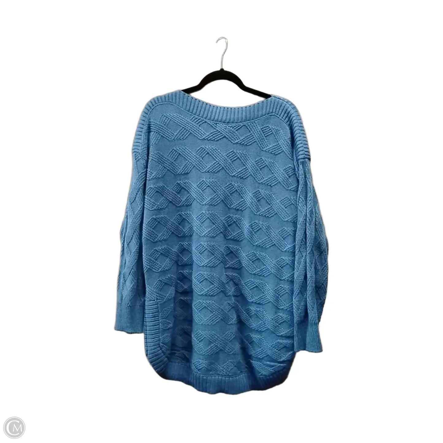 Sweater By Lee In Blue, Size: 1x